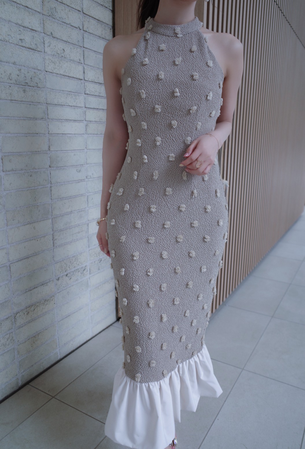 American Sleeve Puffy Dress