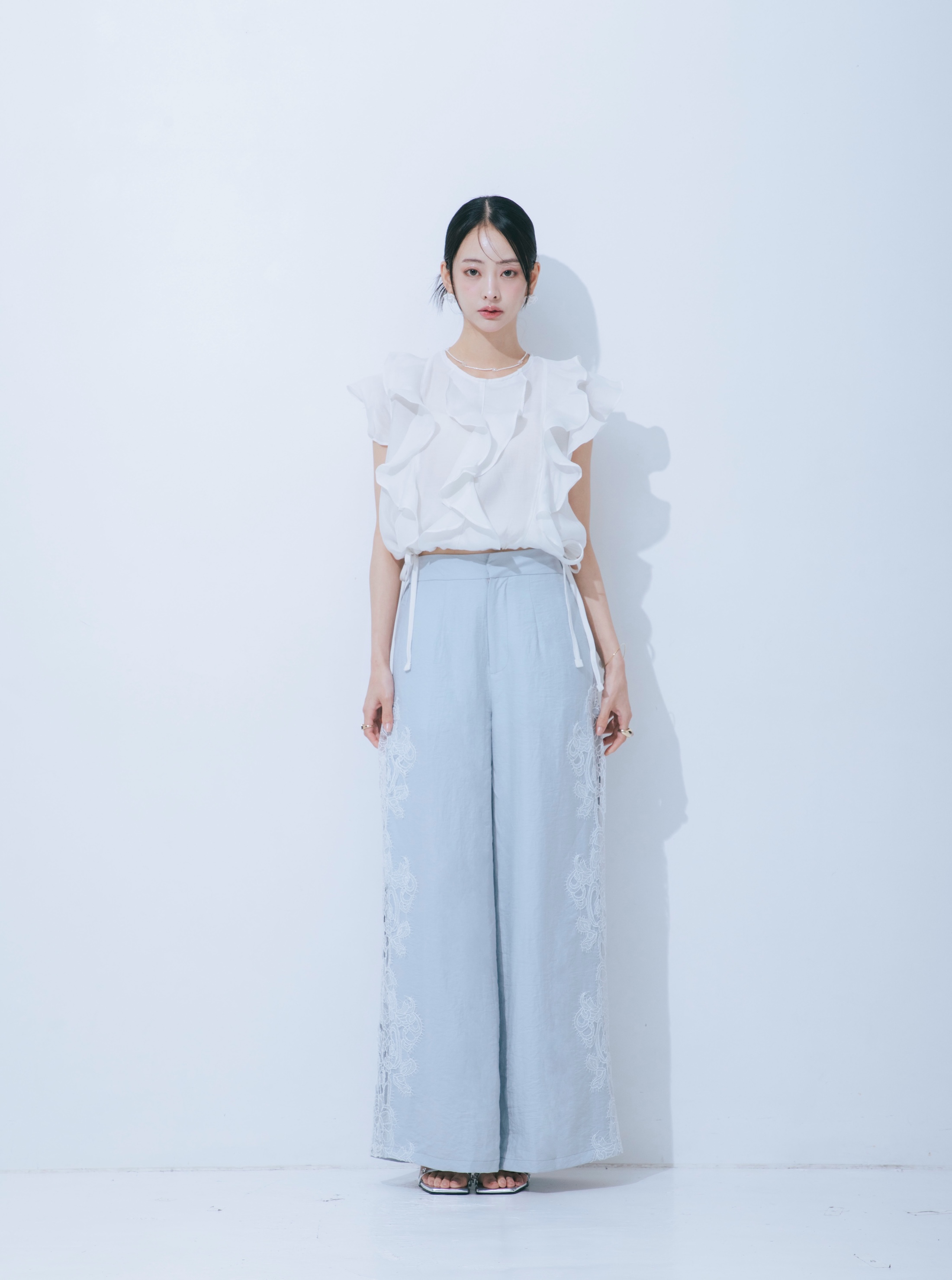 【JOUR by Crayme,】Ruffle Frill Tops