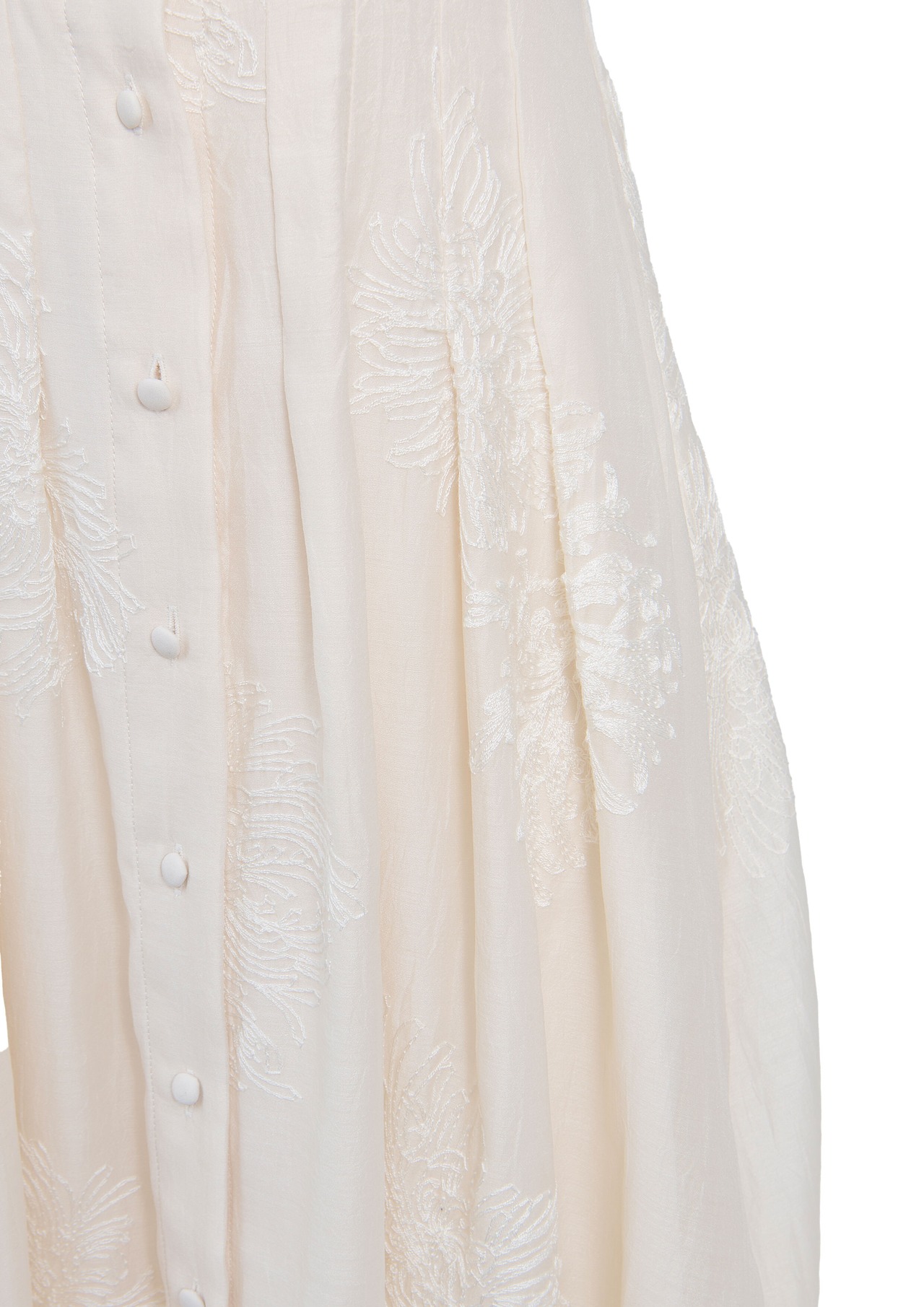 【 JOUR by Crayme, 】Waist Tuck Embroidery Dress