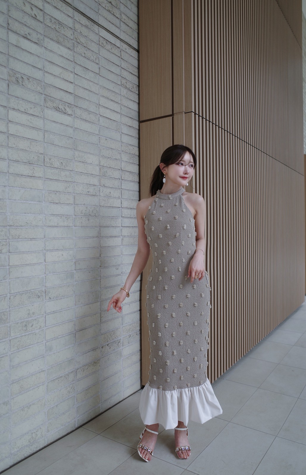 American Sleeve Puffy Dress