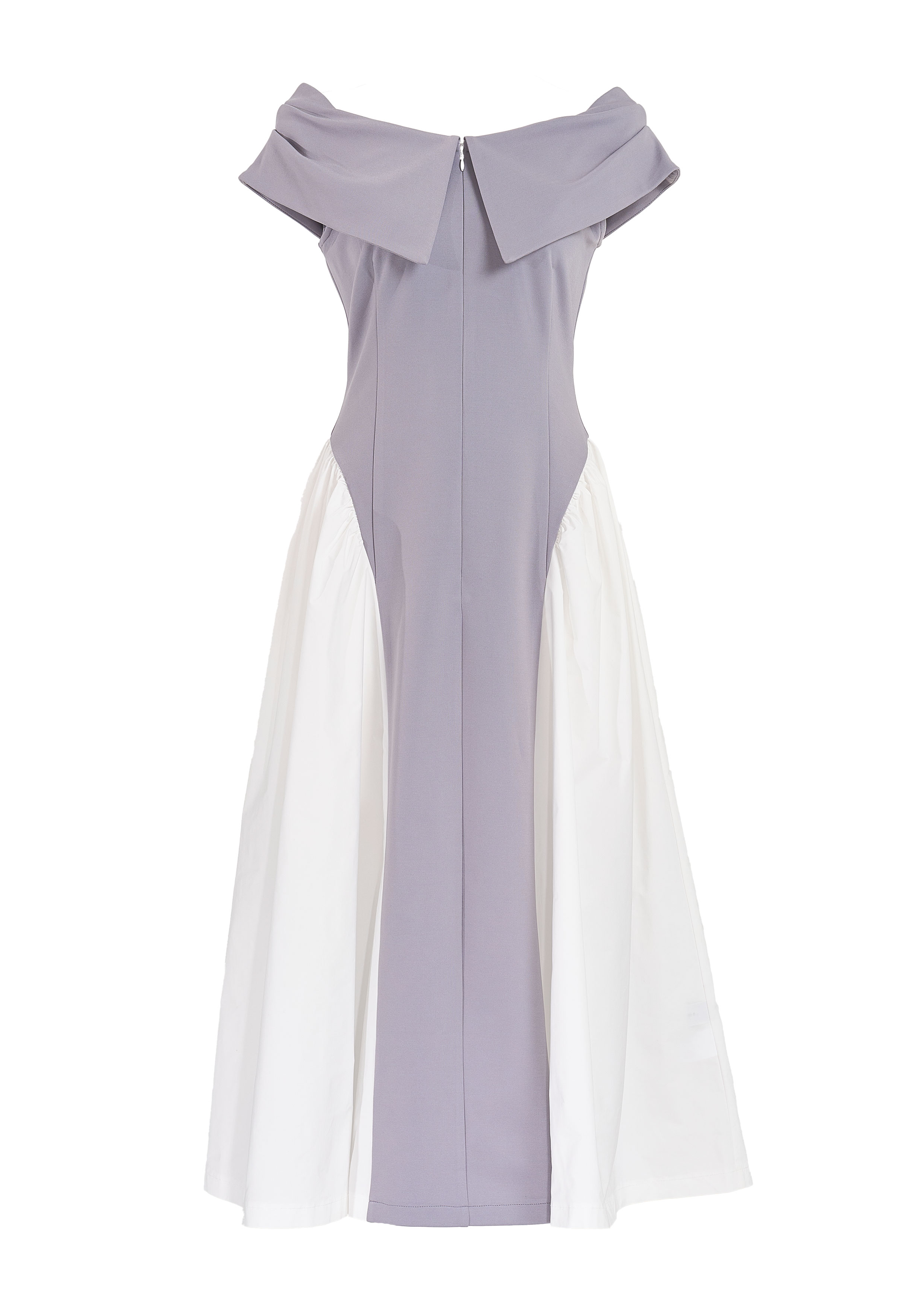 【JOUR by Crayme,】Ribbon Collar Dual Dress