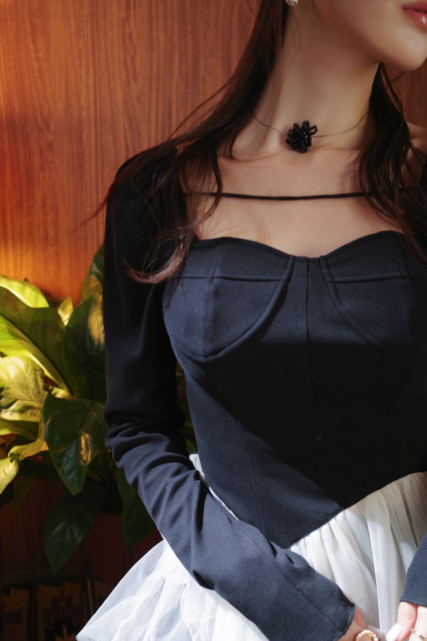 Crystal Flower Choker