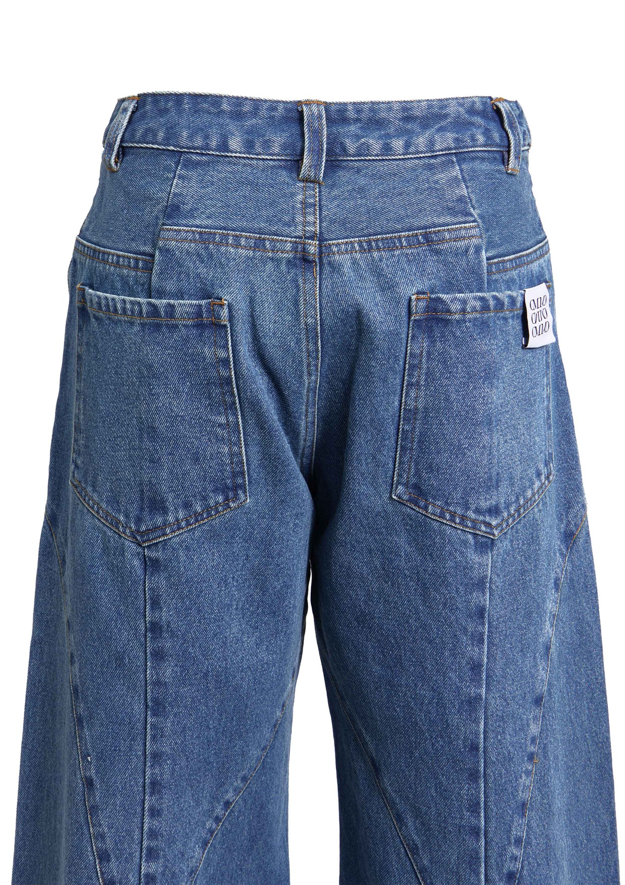 Stitch Line Denim Pants