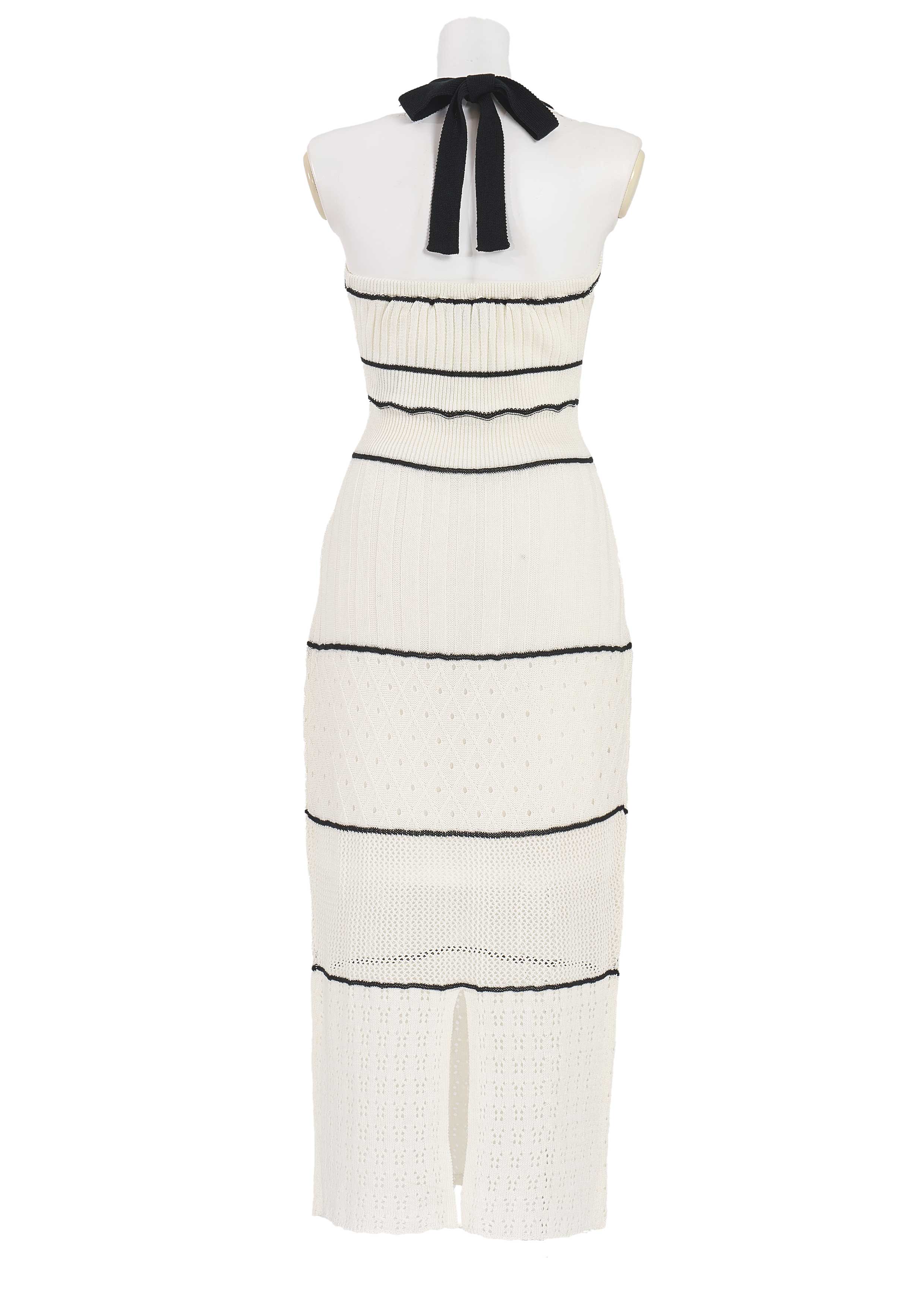 【JOUR by Crayme,】Crochet Knit Dress Set