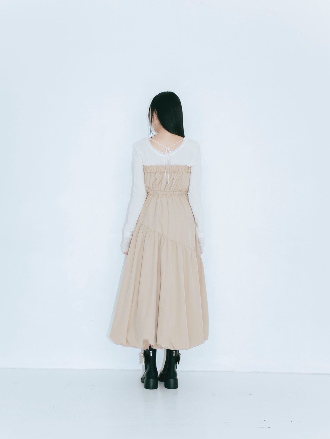 2way Balloon Bare Dress