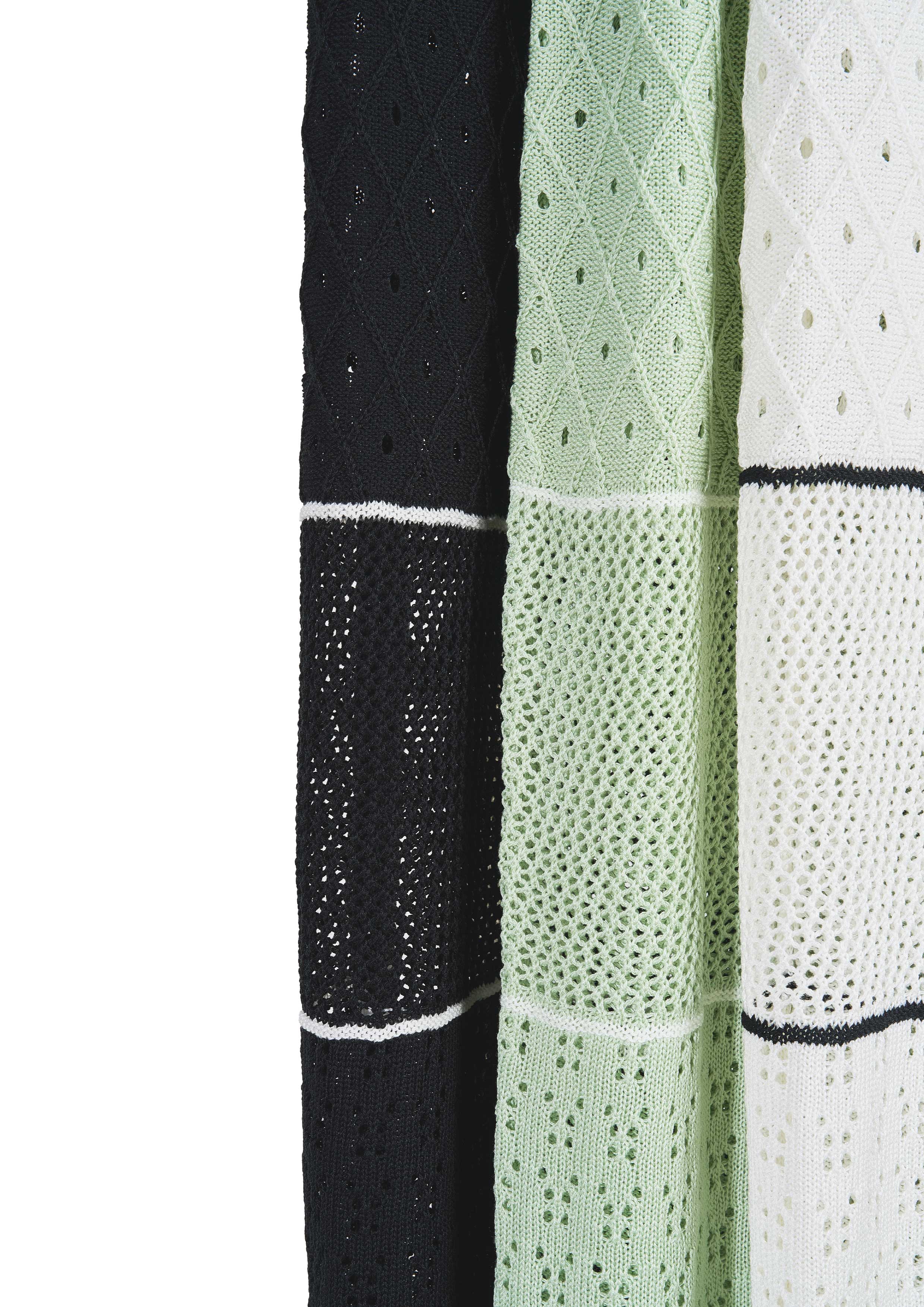 【JOUR by Crayme,】Crochet Knit Dress Set