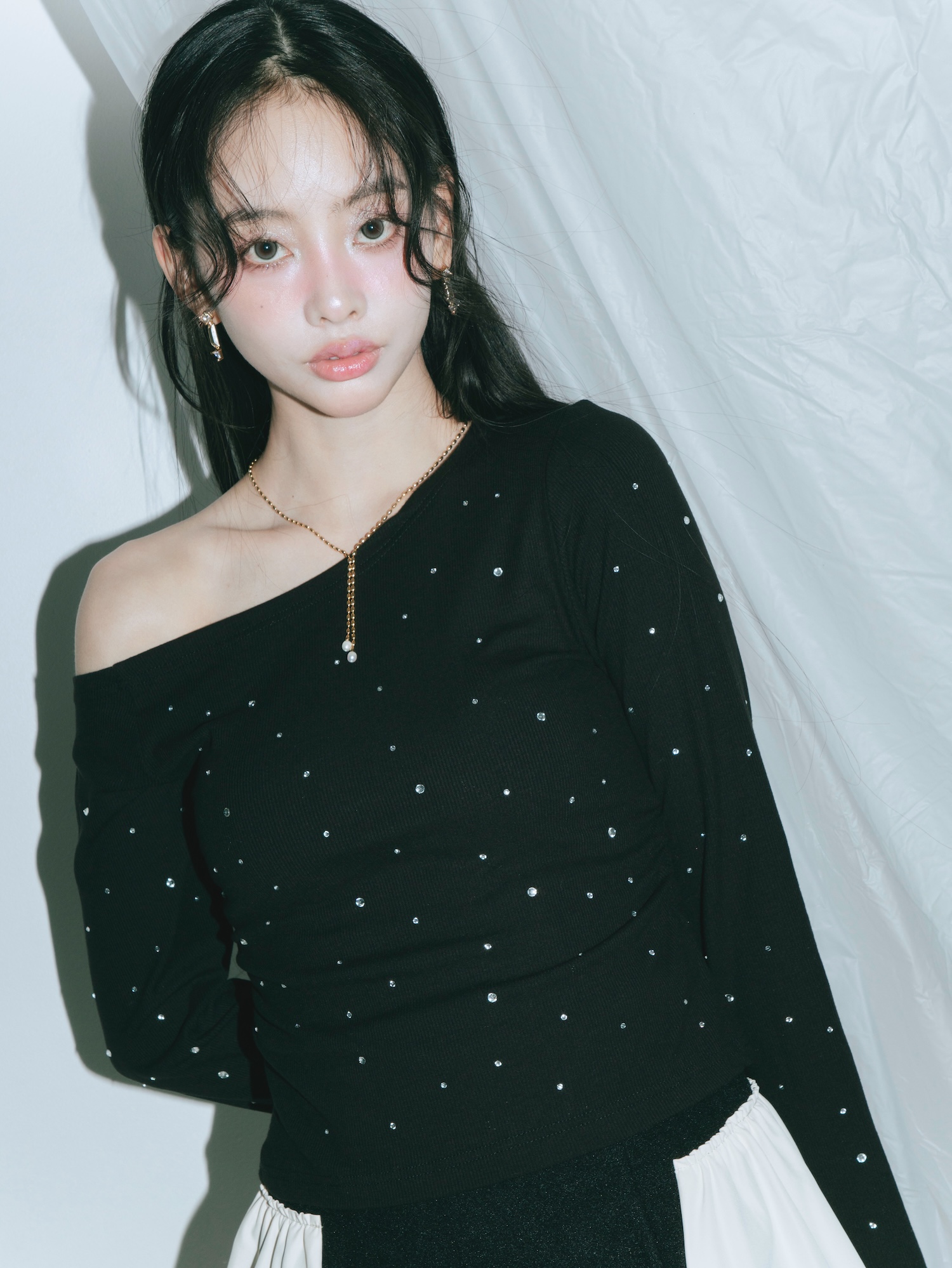 Bijou One Shoulder Cut Tops