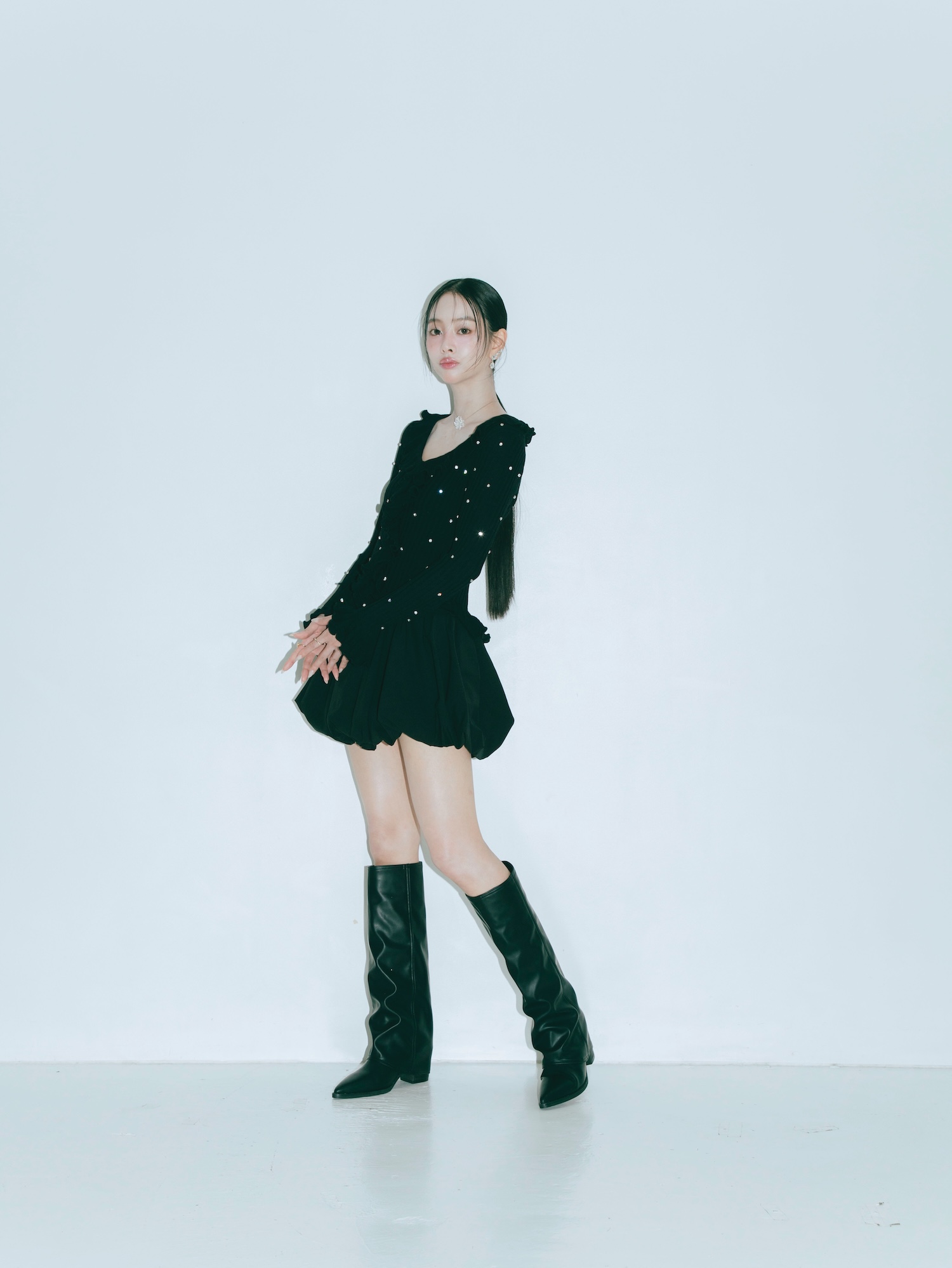 Ruffle Frill Bijou Knit