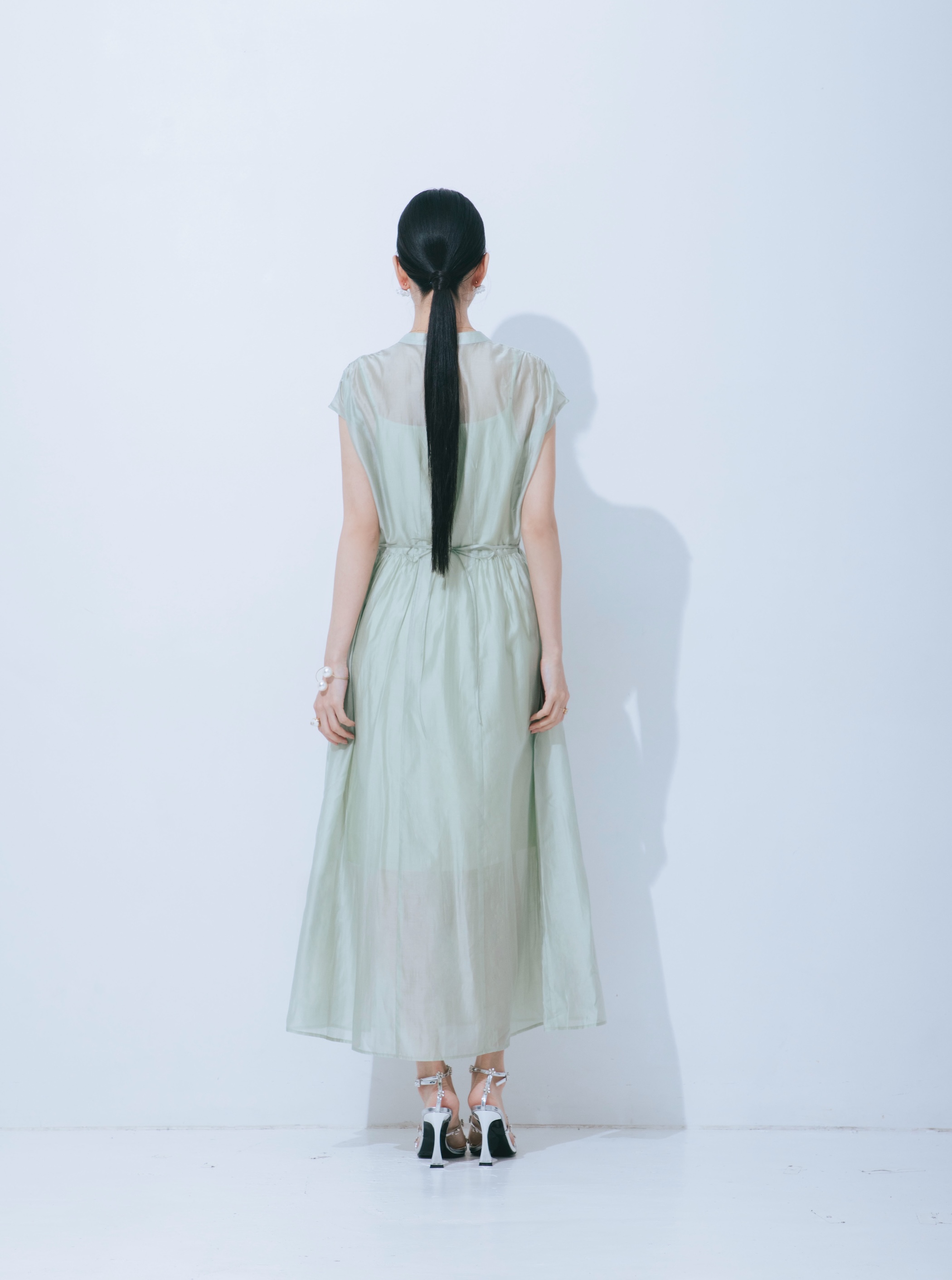 【JOUR by Crayme,】Airy Cool Sheer Dress