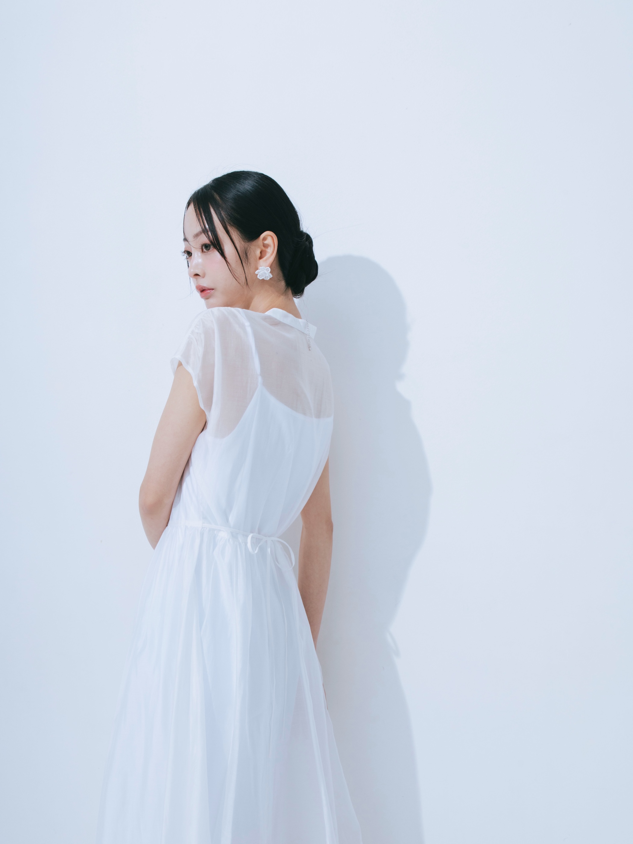 【JOUR by Crayme,】Airy Cool Sheer Dress
