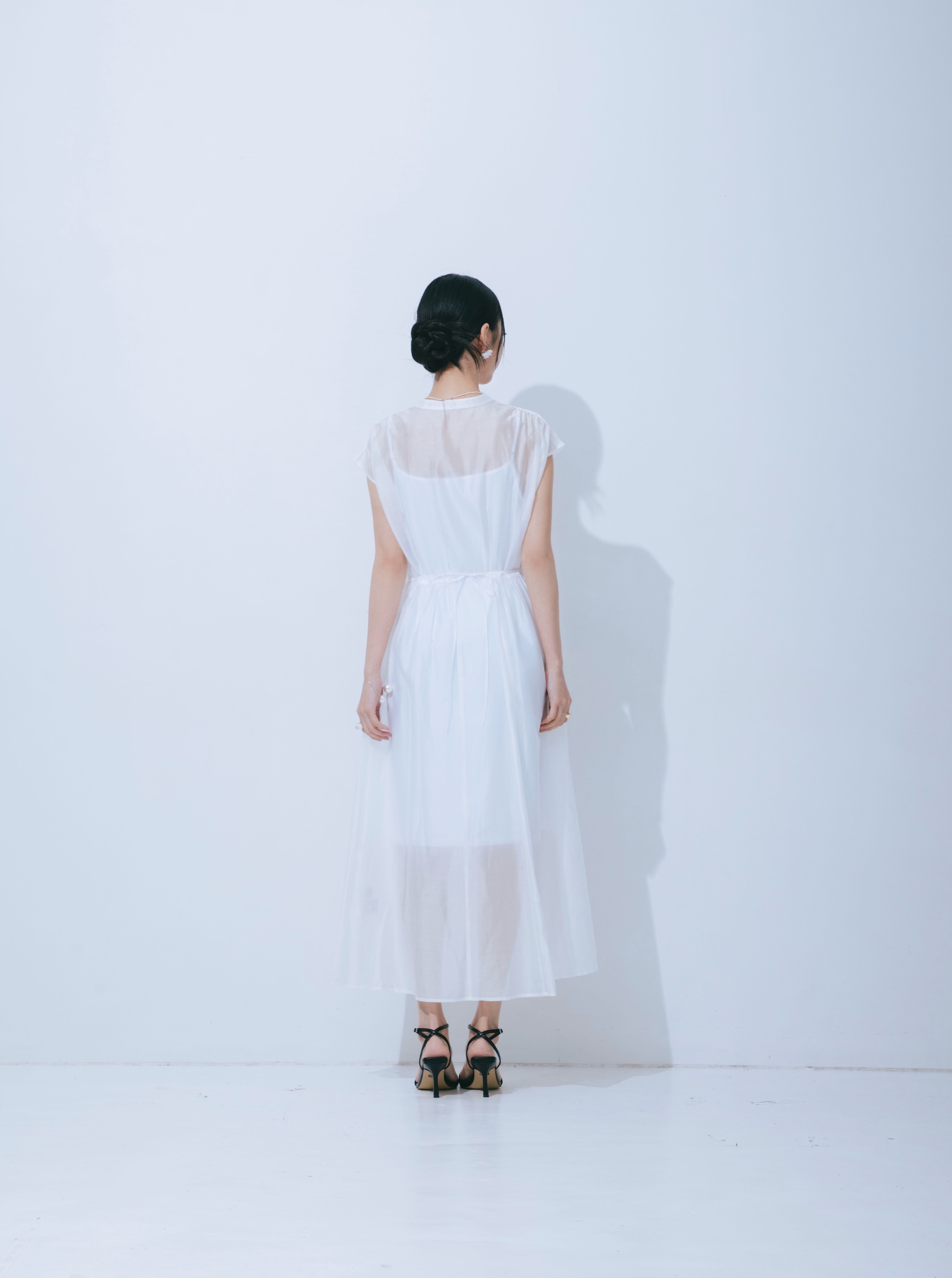 【JOUR by Crayme,】Airy Cool Sheer Dress