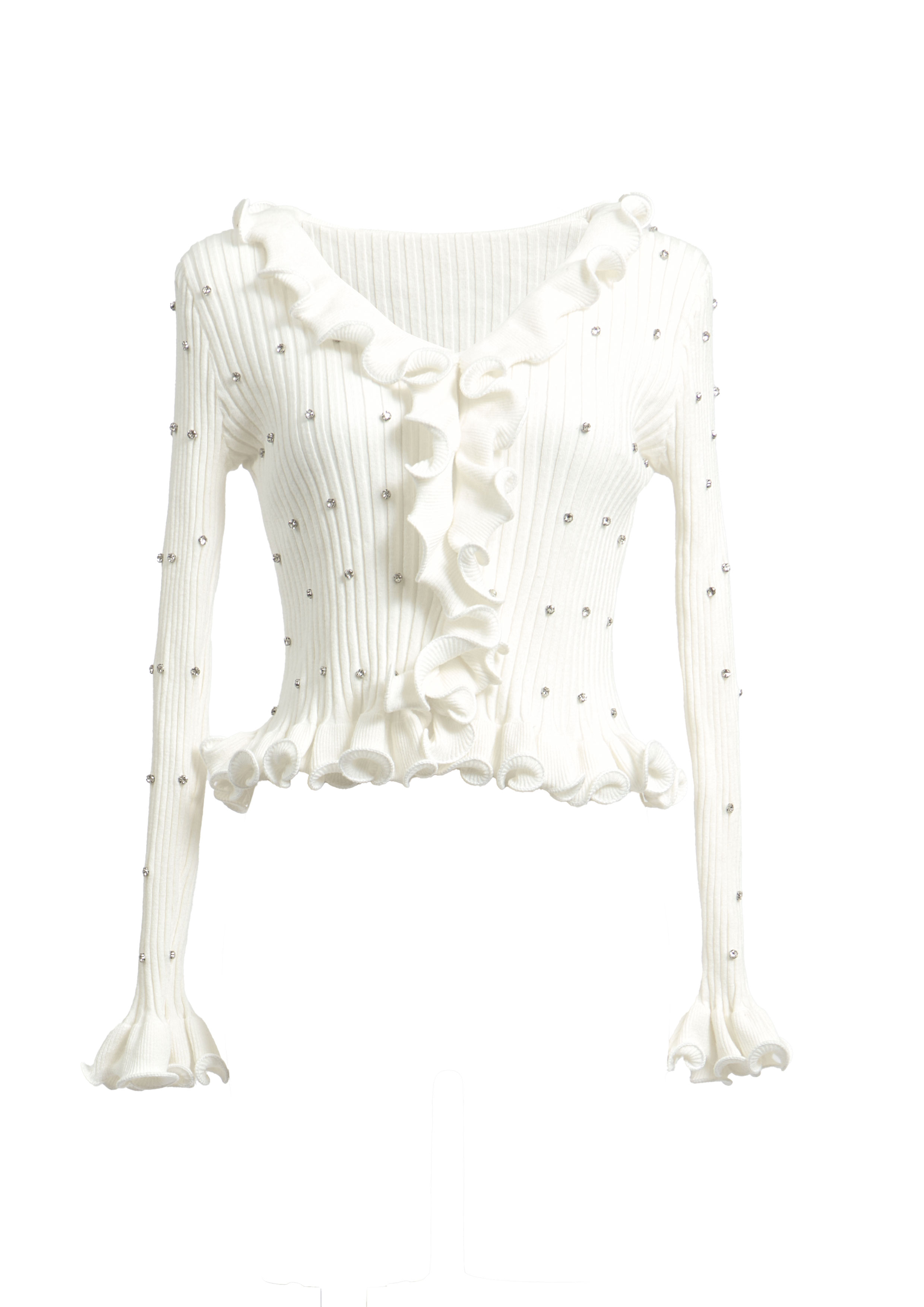 Ruffle Frill Bijou Knit
