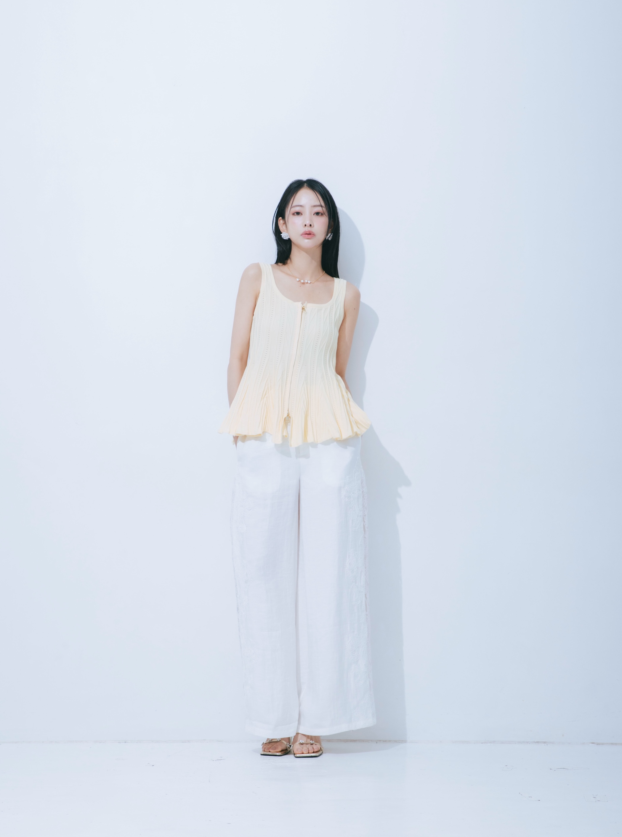 【JOUR by Crayme,】Side Lace Pants