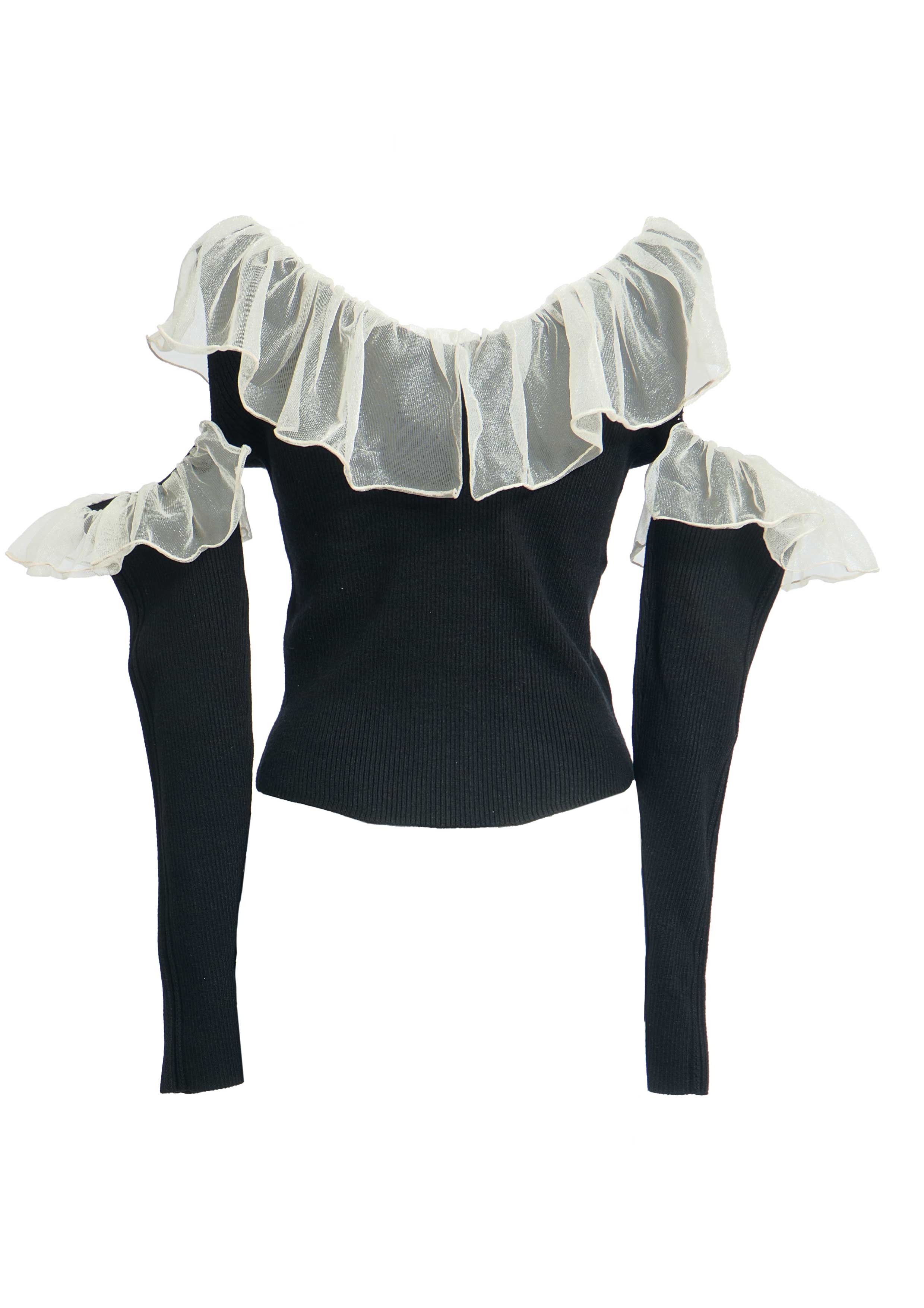 【JOUR by Crayme,】Fairy Frill Knit