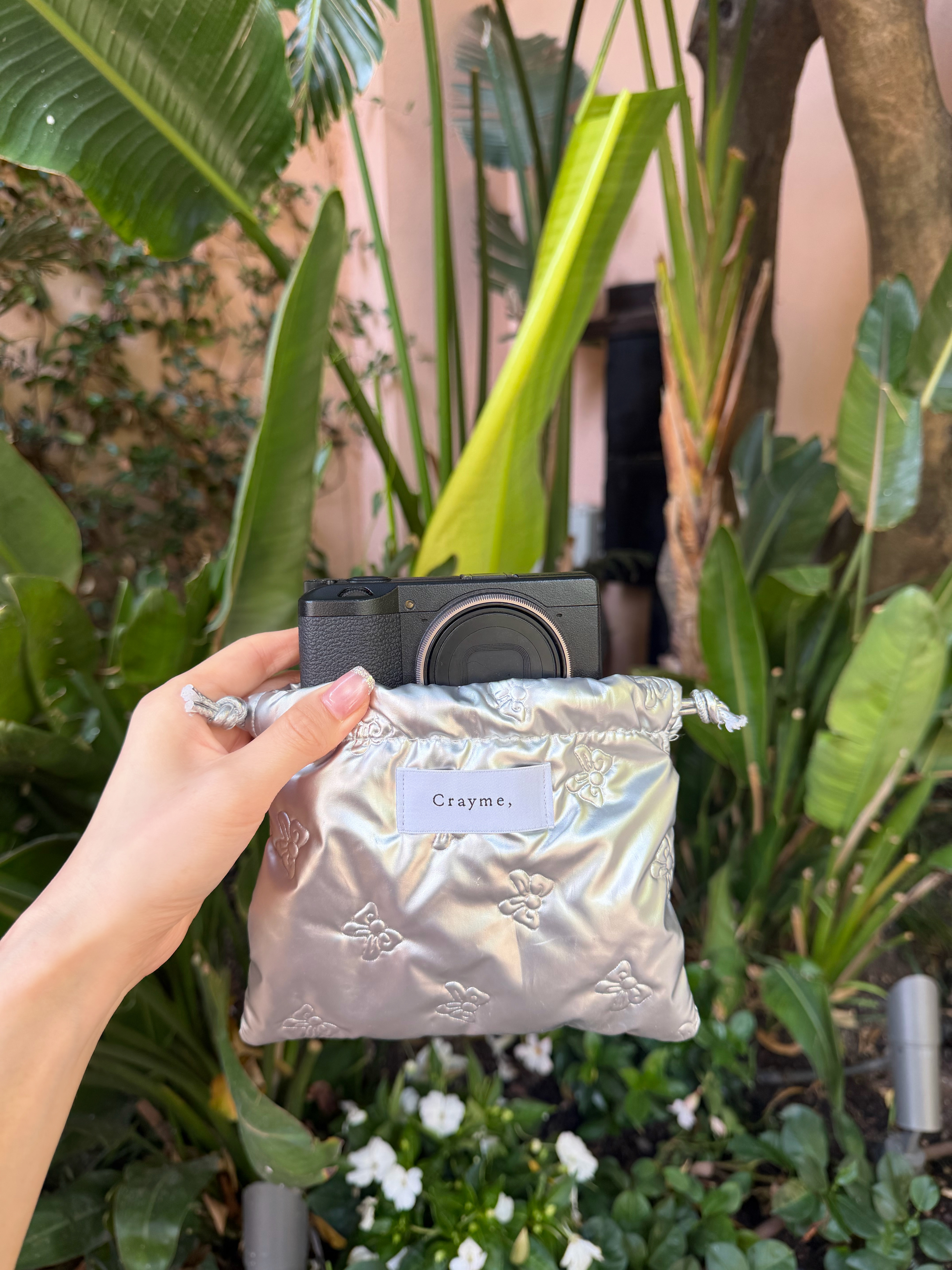 Emboss Ribbon Pouch