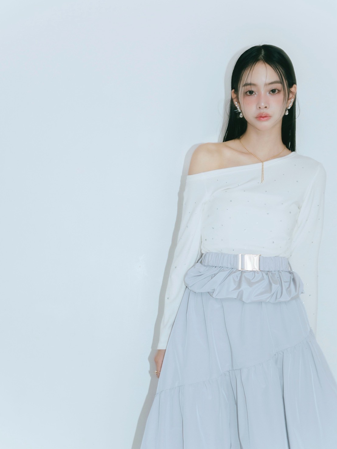 Bijou One Shoulder Cut Tops