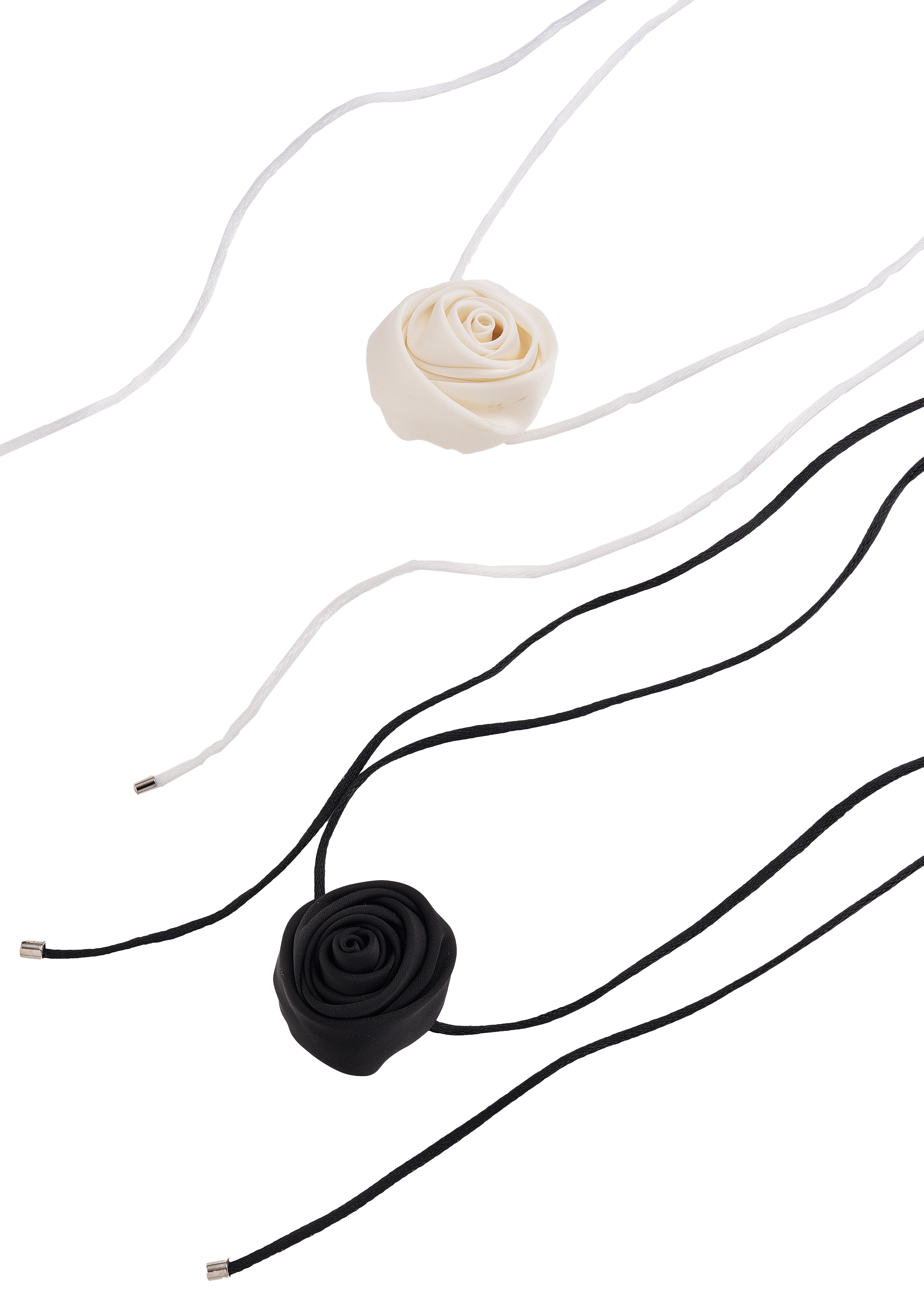 Rose Ribbon Choker