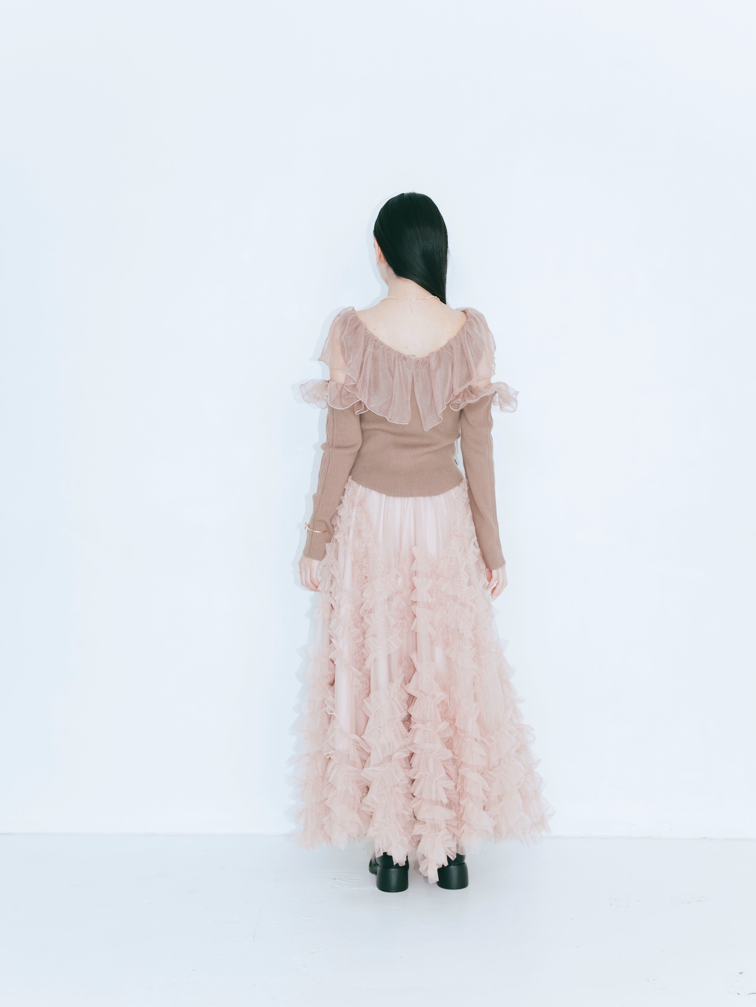 【JOUR by Crayme,】Fairy Frill Knit