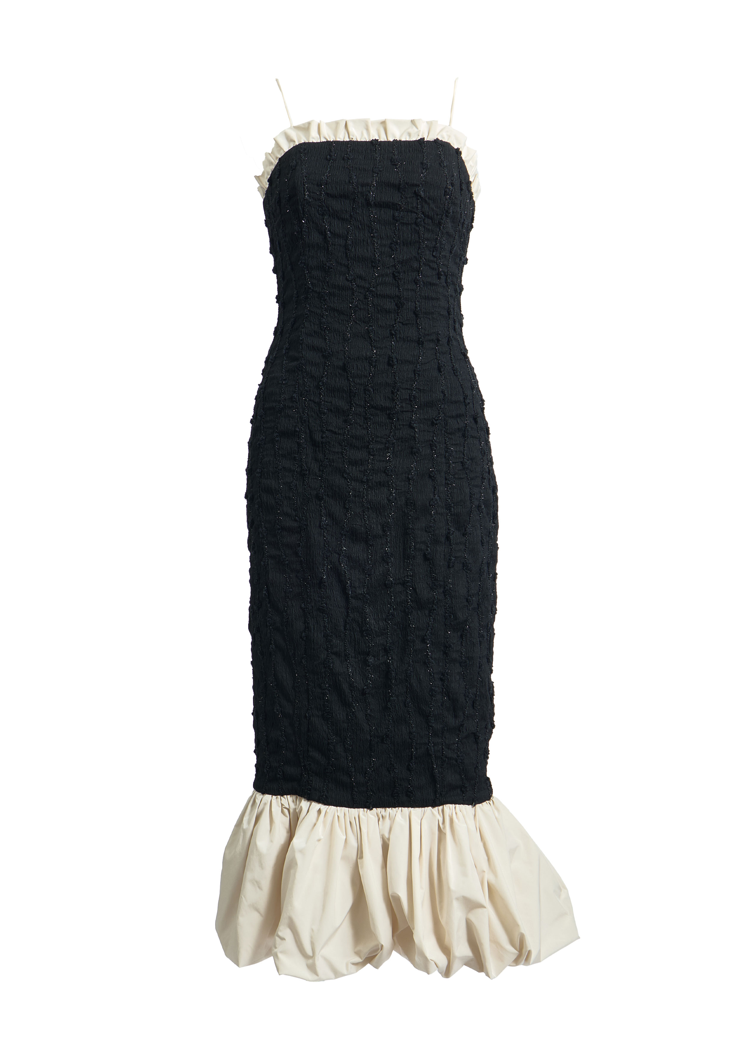 Whip Frill Fringe Dress Set