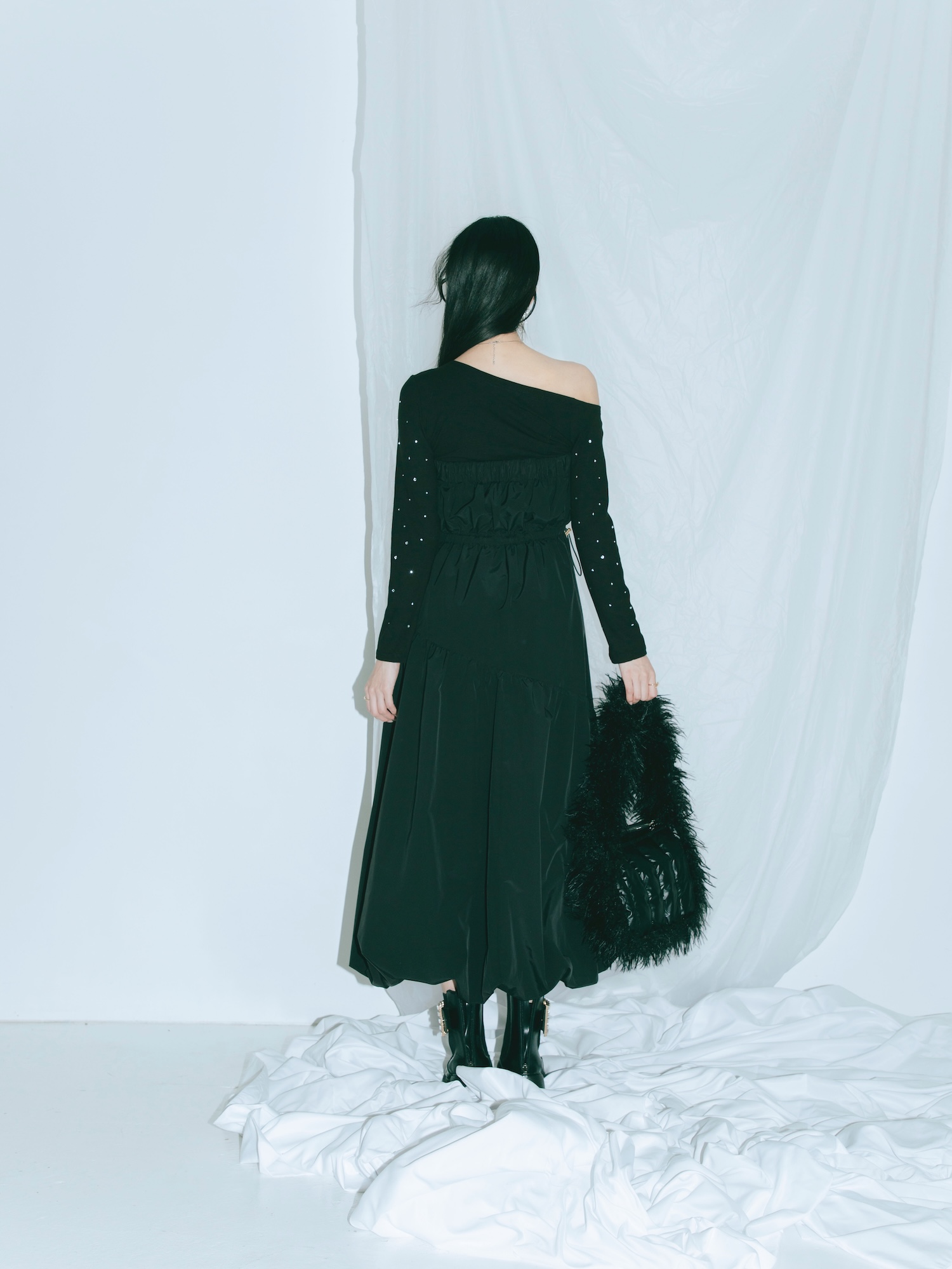 2way Balloon Bare Dress