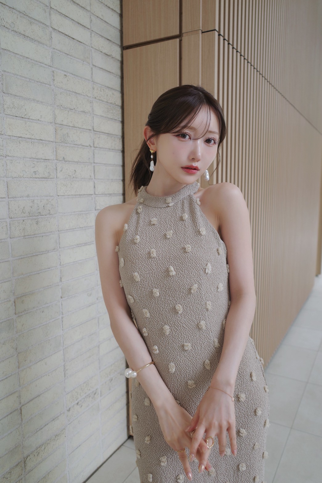 American Sleeve Puffy Dress