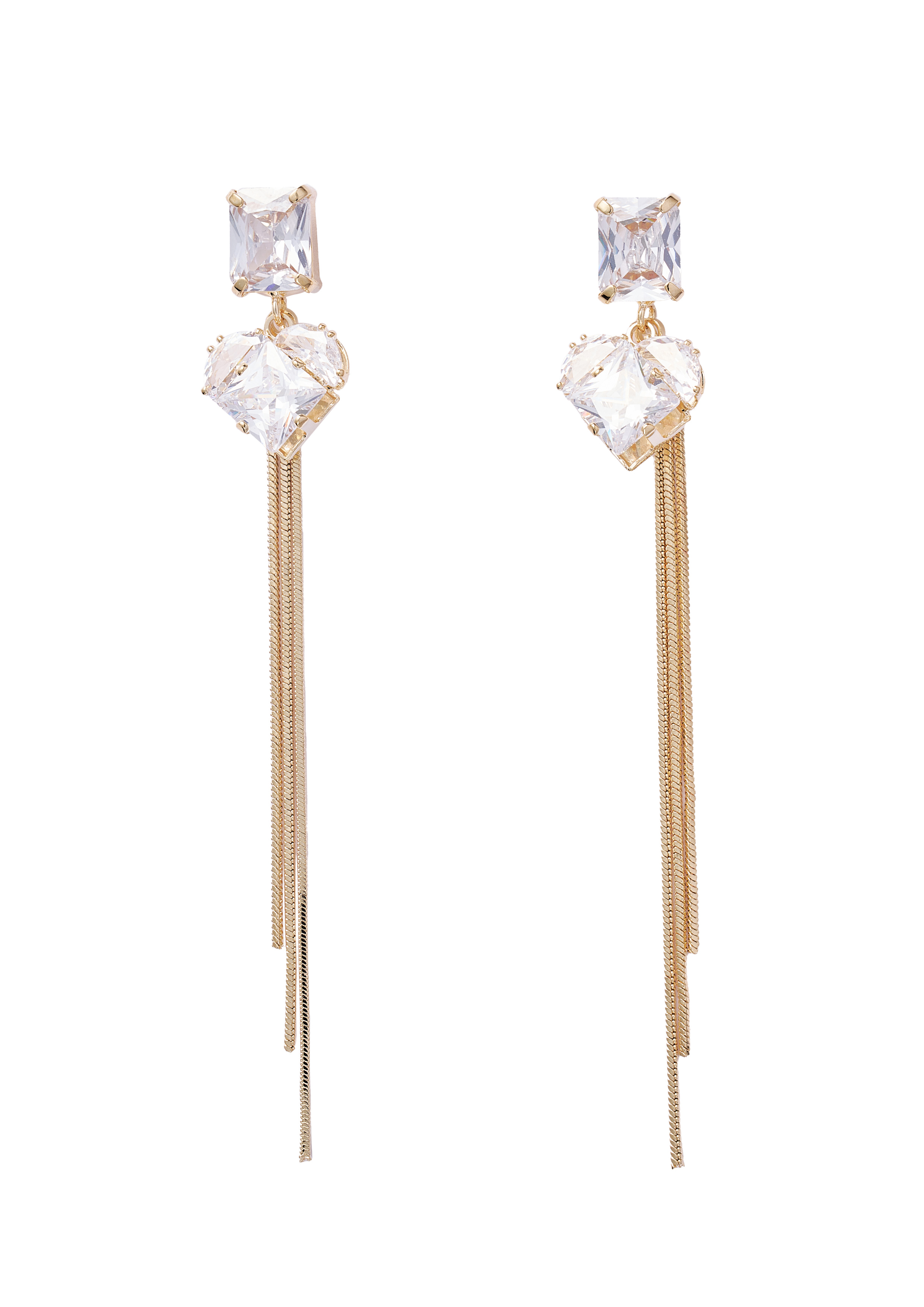 Heart Bijou Fringe Pierce