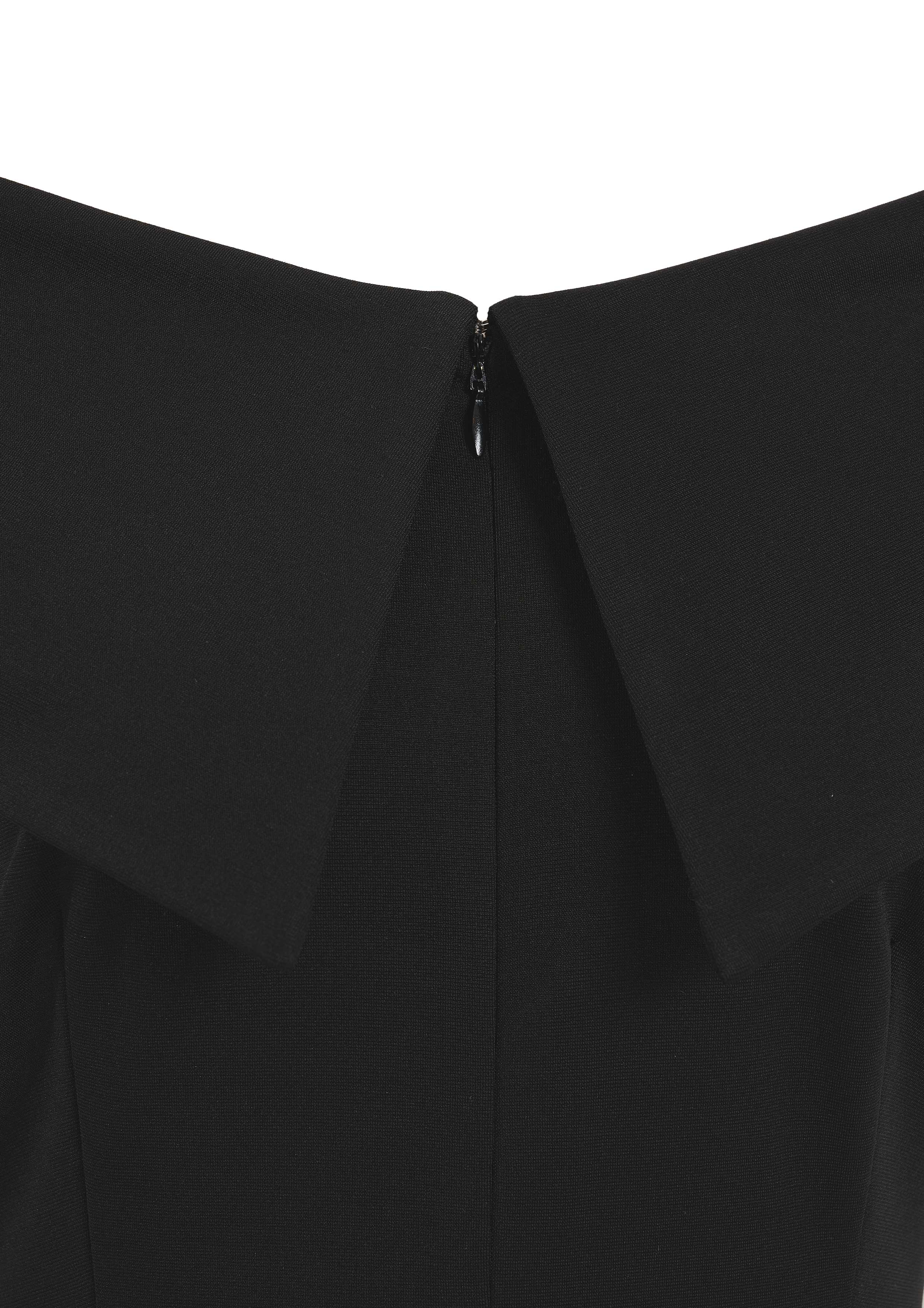 【JOUR by Crayme,】Ribbon Collar Dual Dress