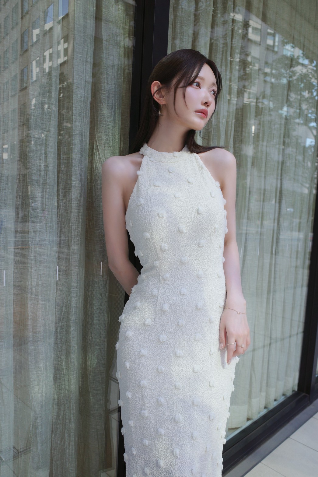American Sleeve Puffy Dress