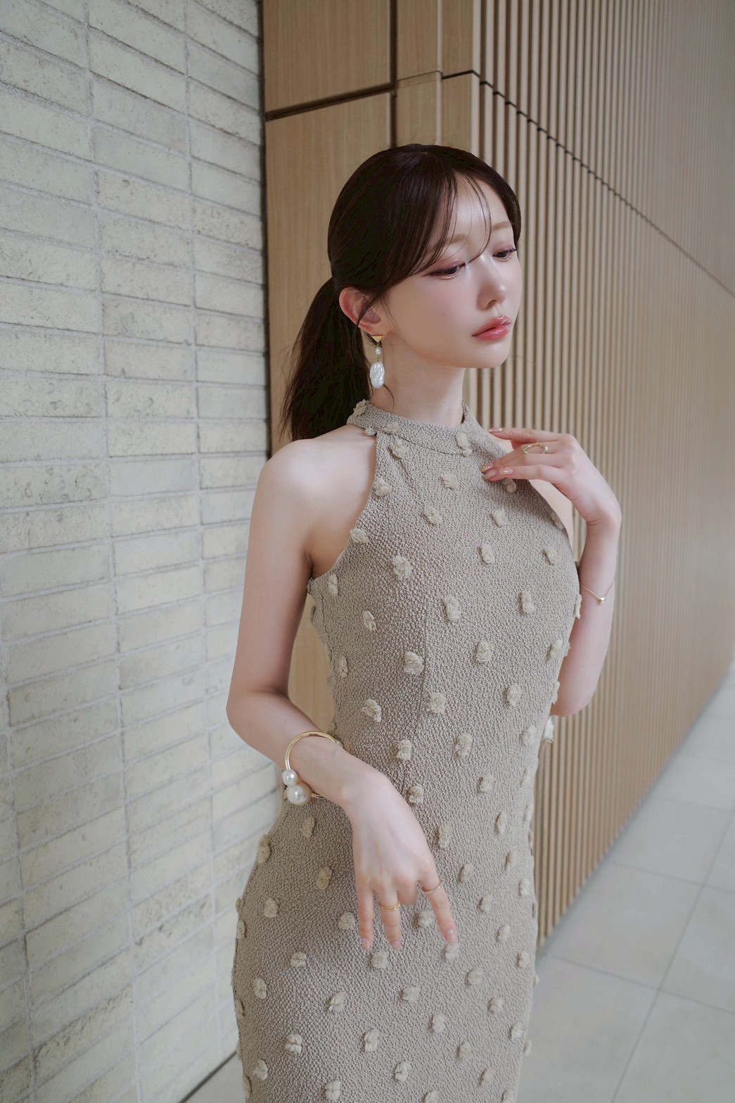 American Sleeve Puffy Dress