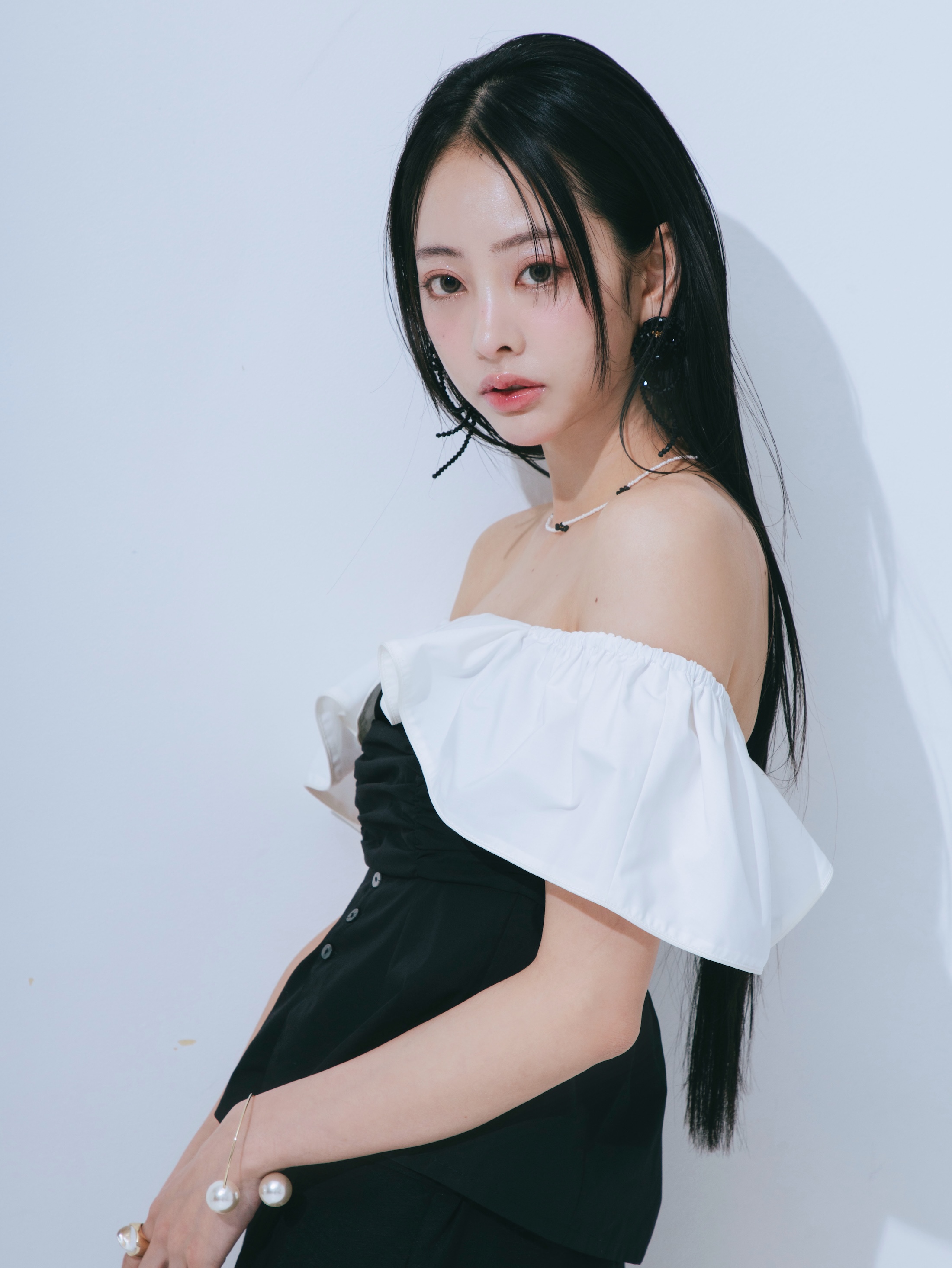 【JOUR by Crayme,】2way Frill Shirt Tops