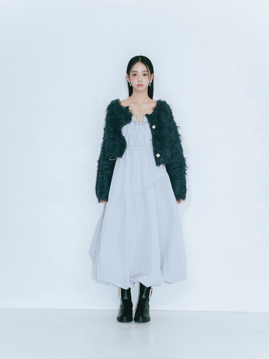 2way Balloon Bare Dress