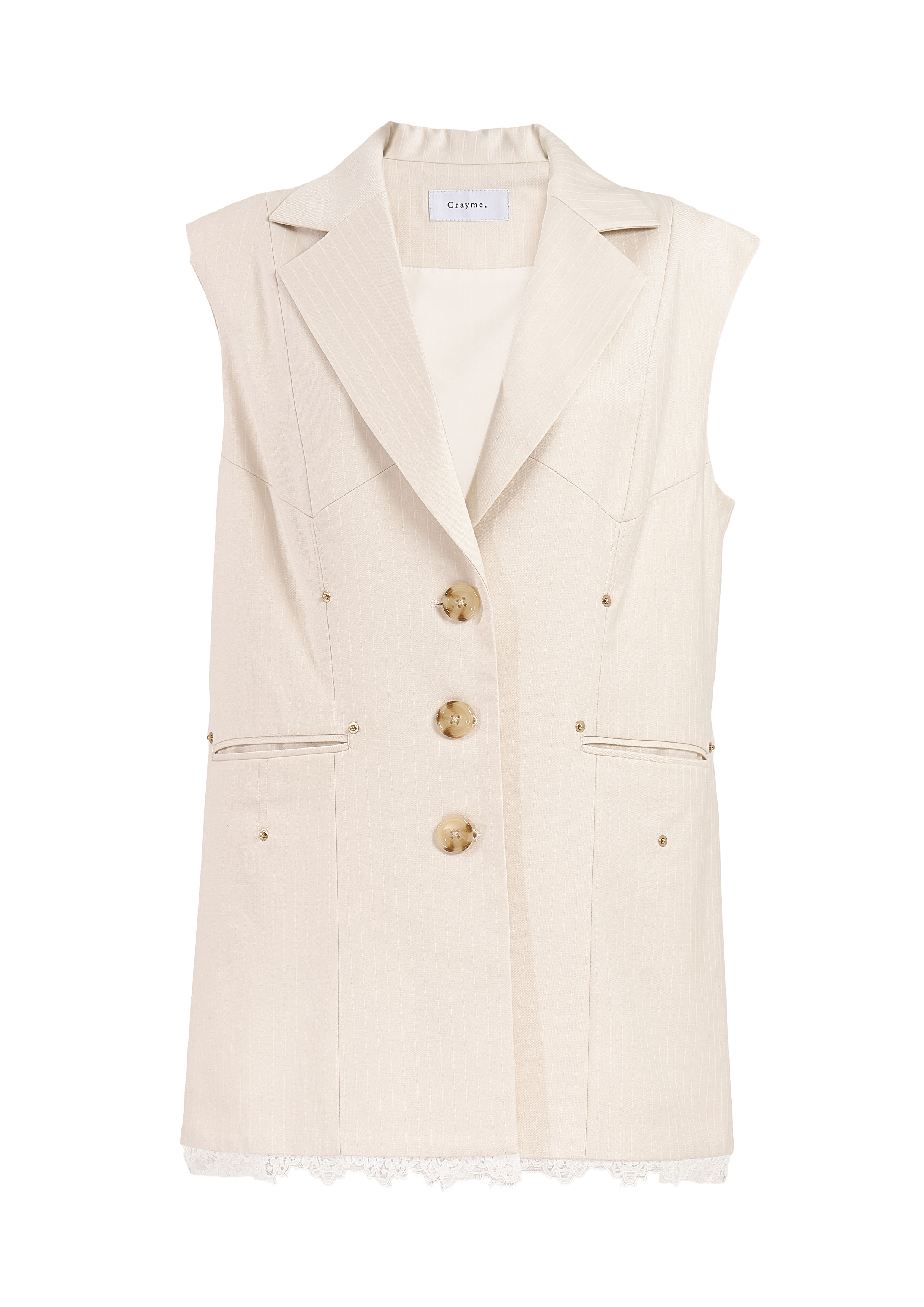 Hem Lace Gilet