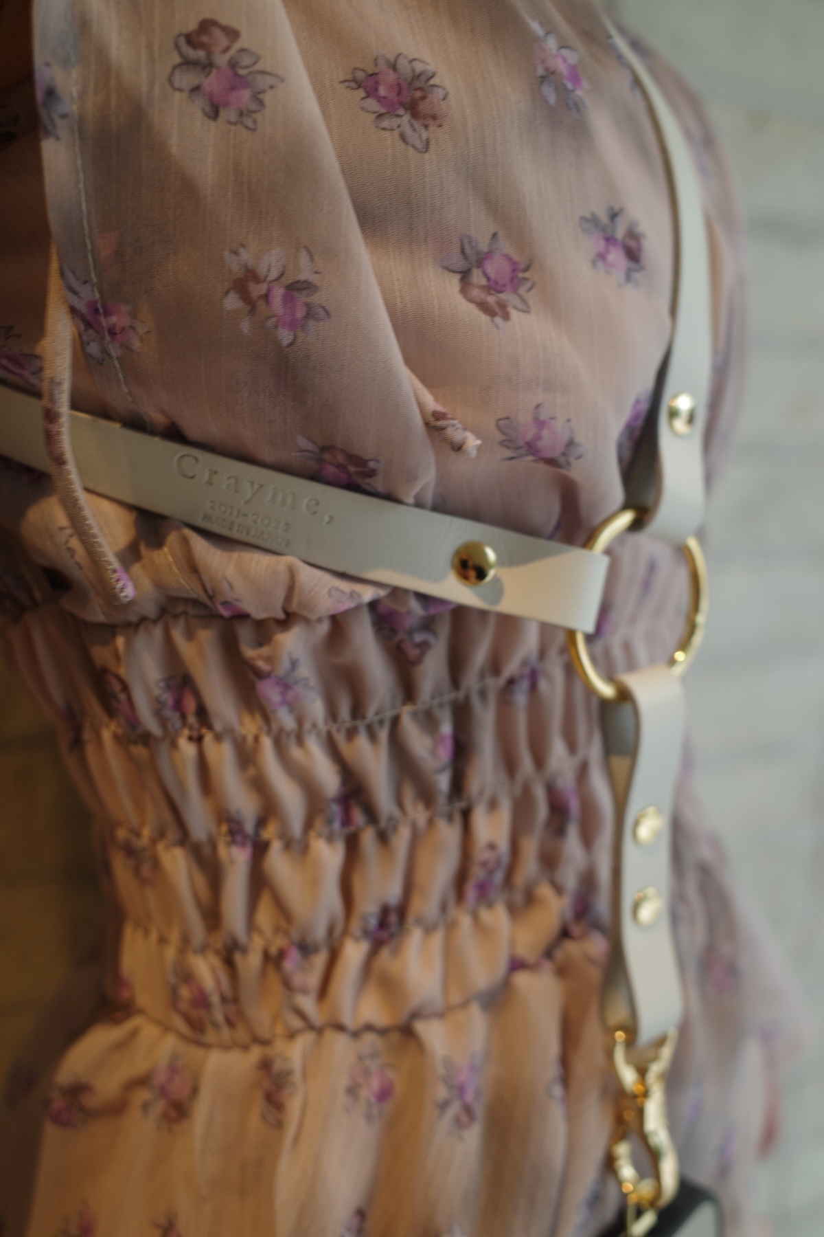 Leather harness Strap