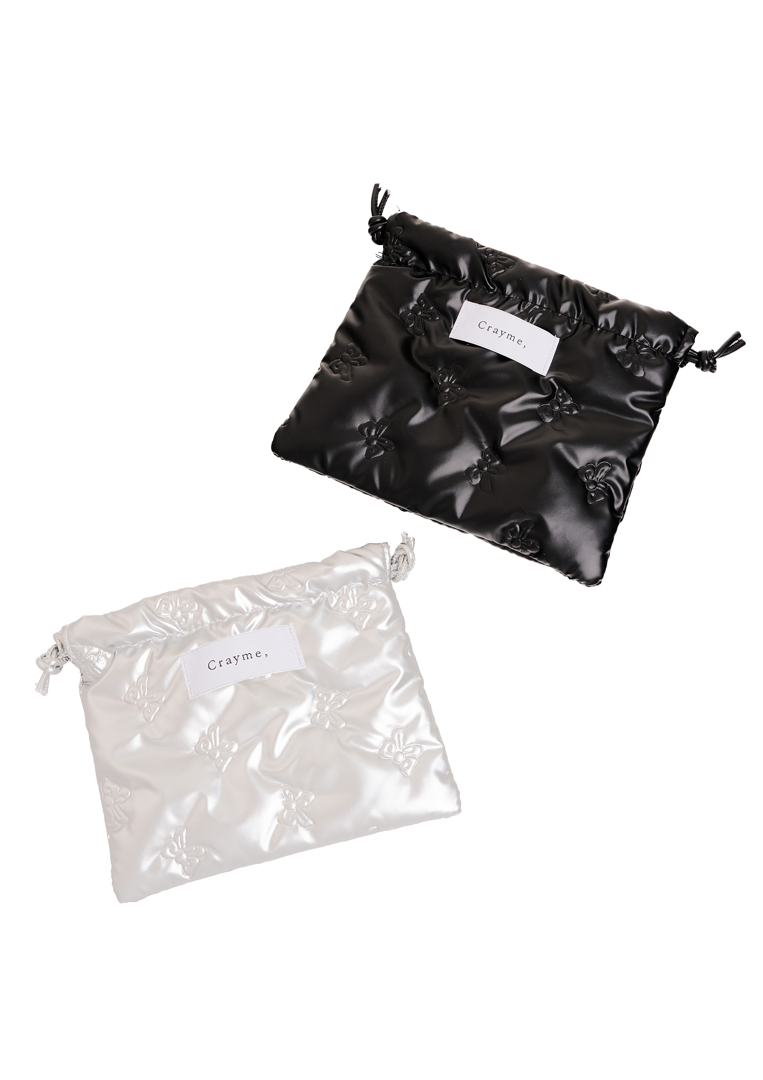 Emboss Ribbon Pouch