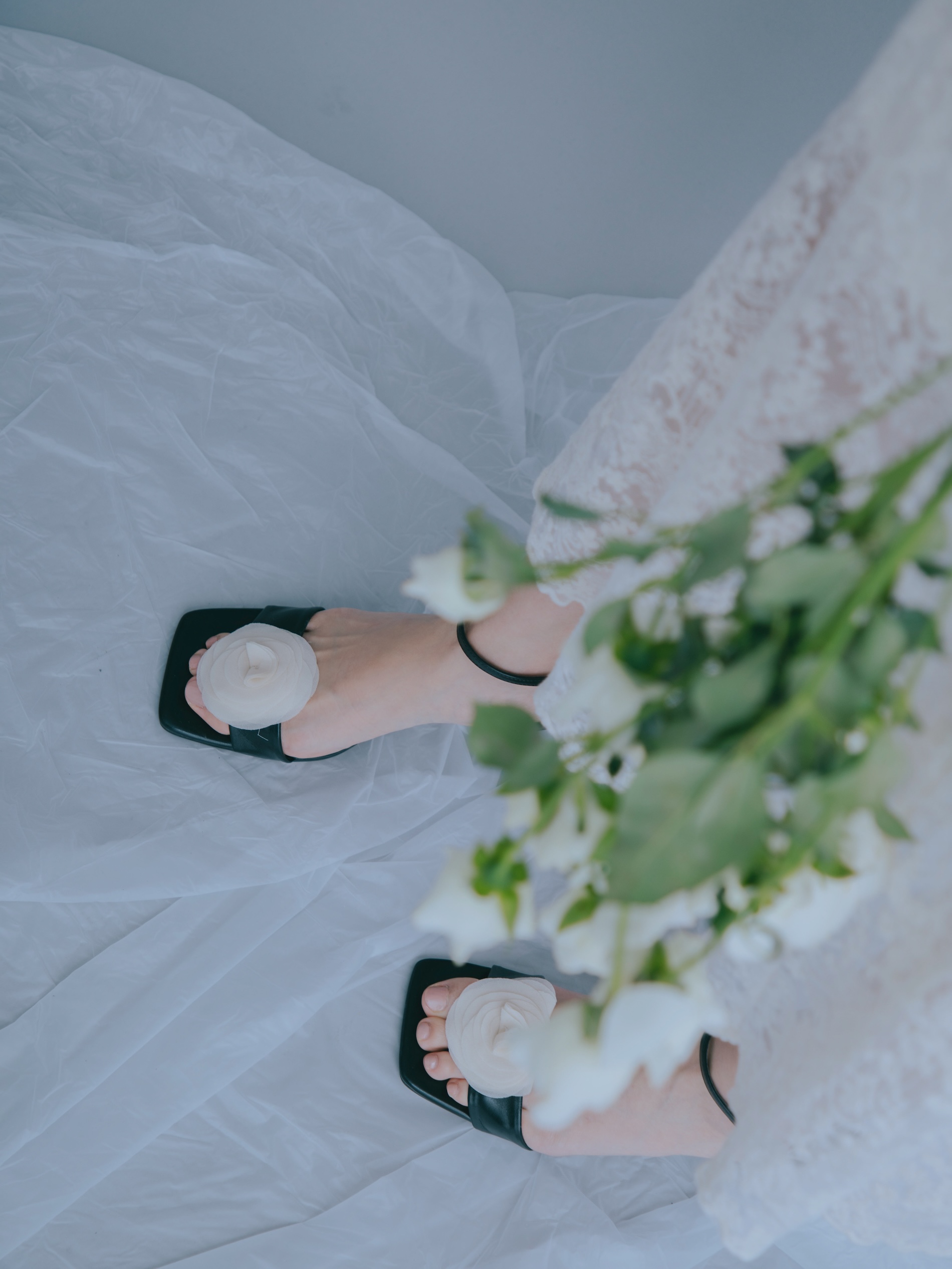 A Single Rose Sandals