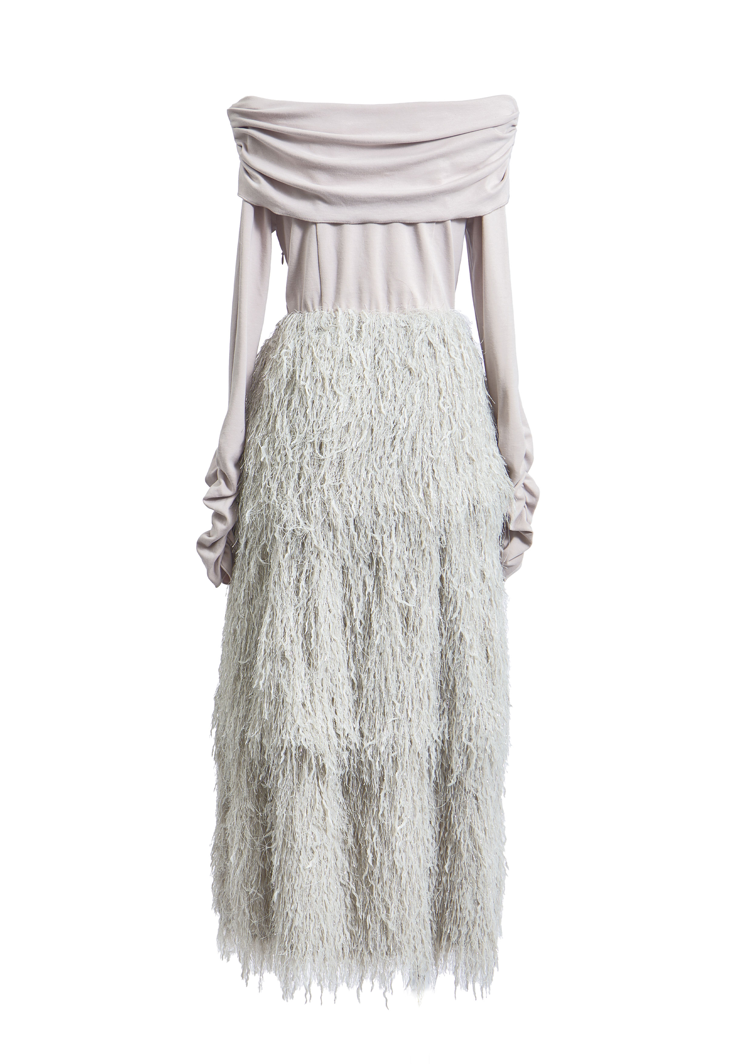 Volume Feather Dress