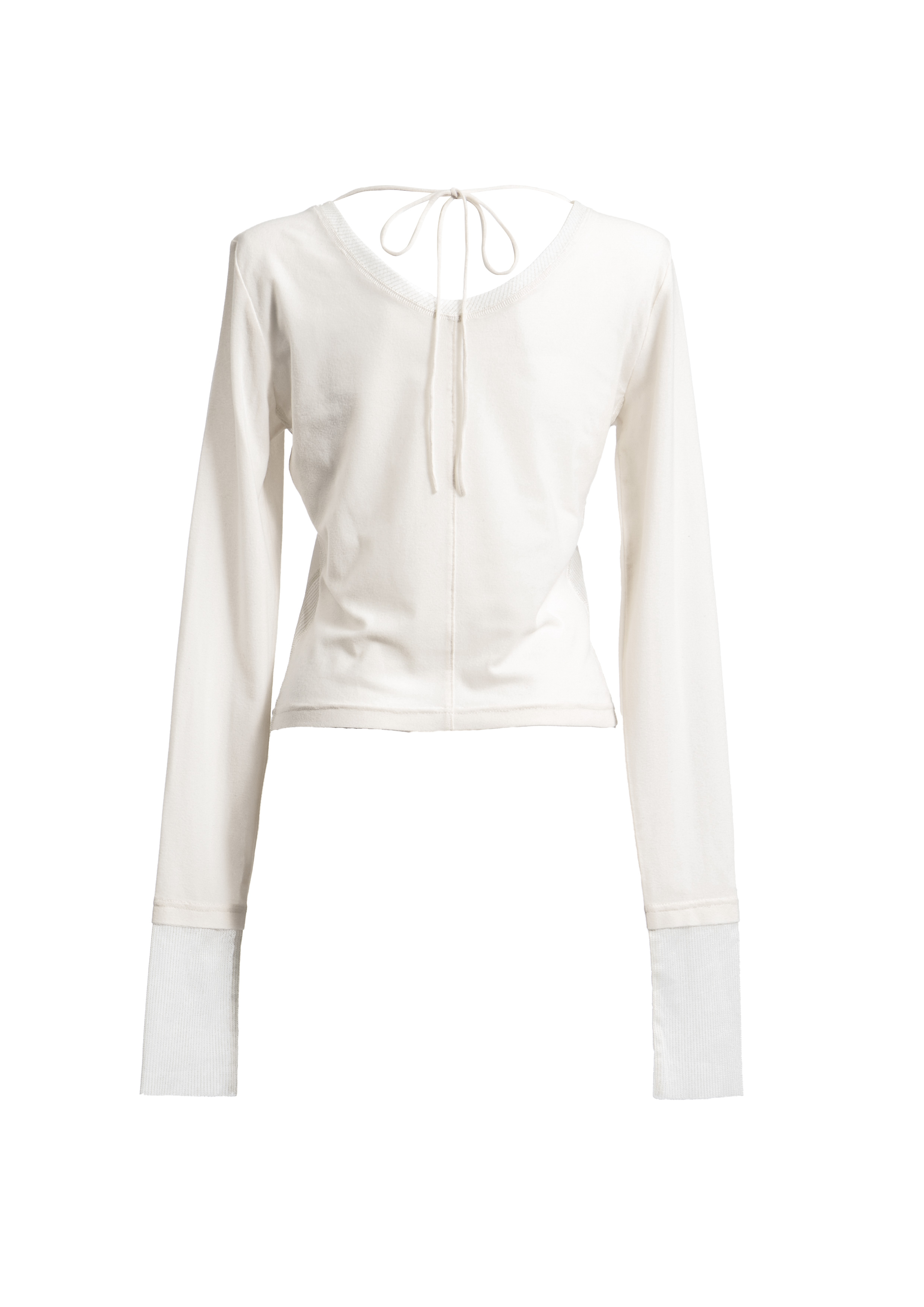 【JOUR by Crayme,】Mix Sheer Tops