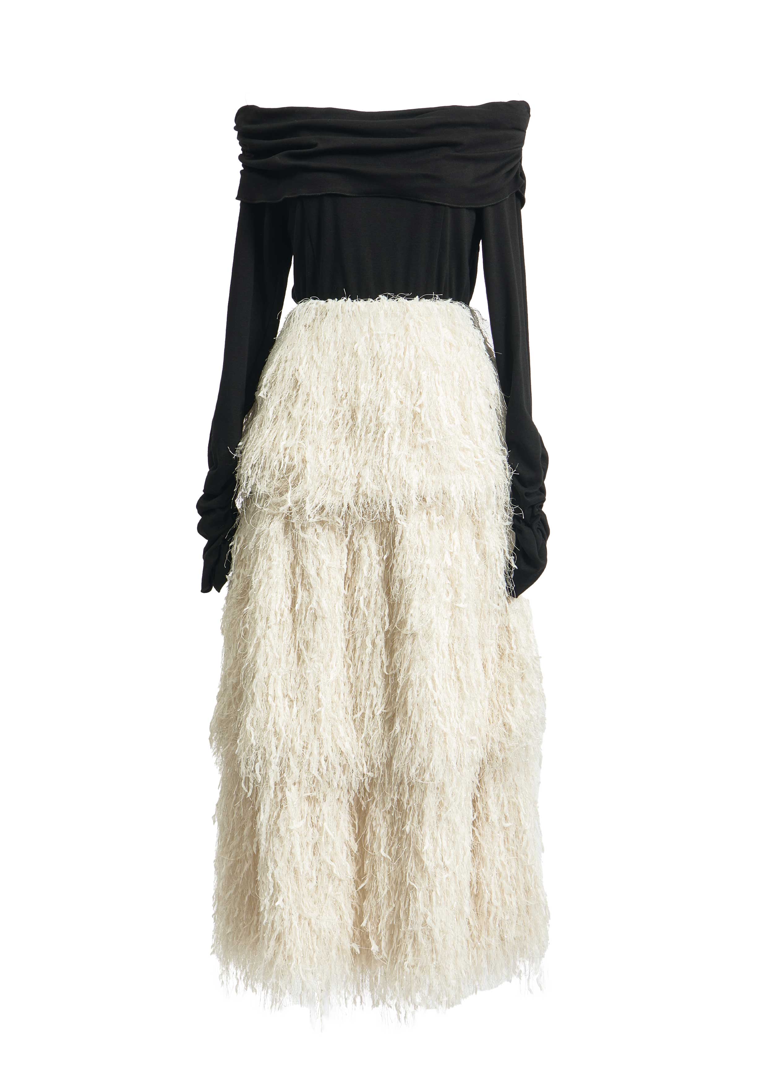 Volume Feather Dress
