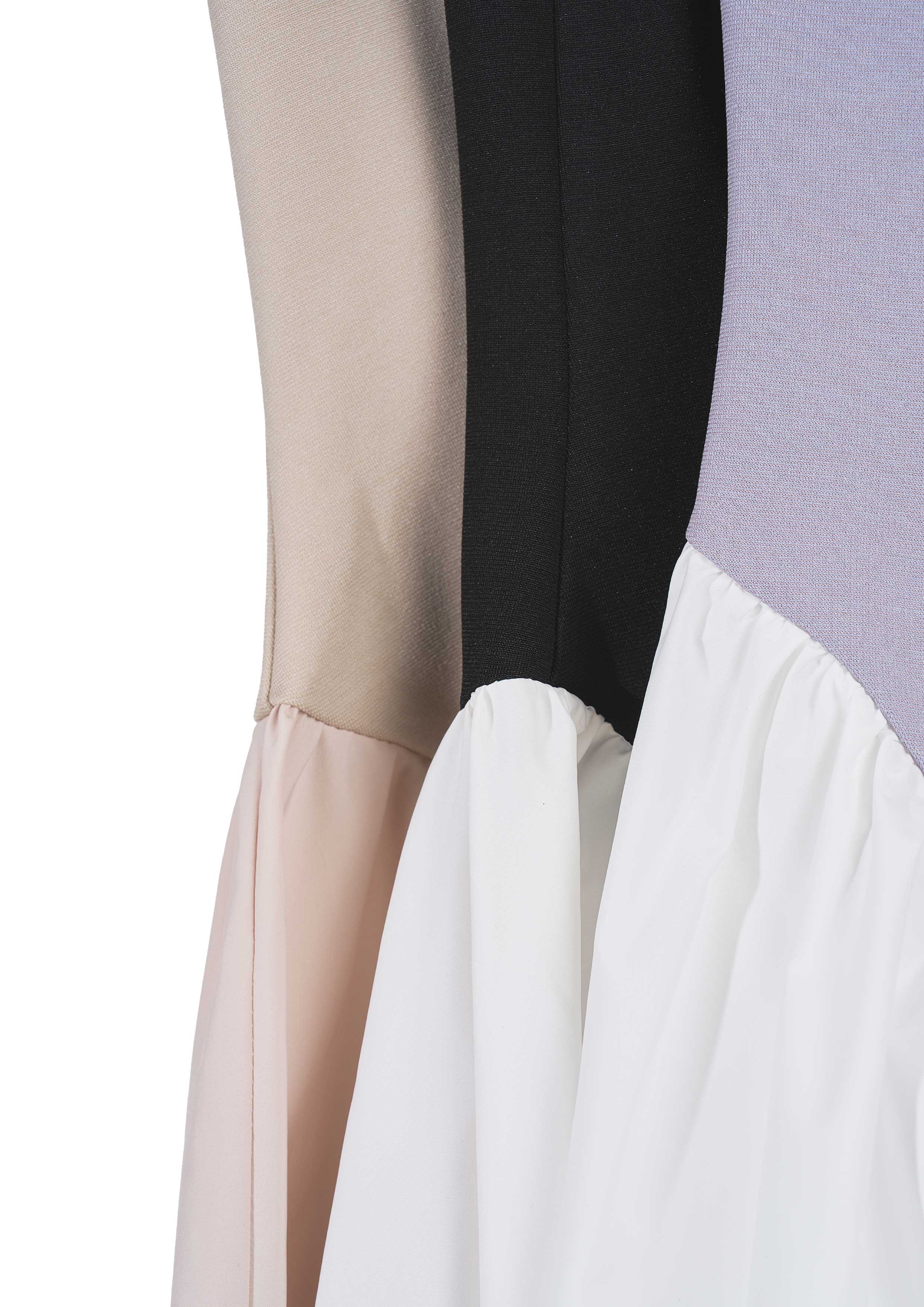 【JOUR by Crayme,】Ribbon Collar Dual Dress