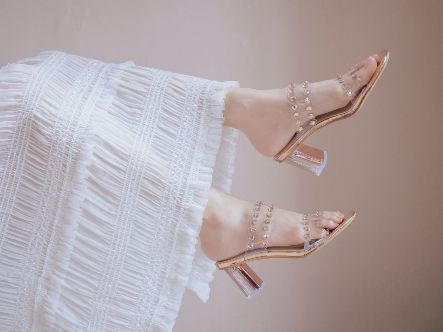 Crystal Clear Sandals