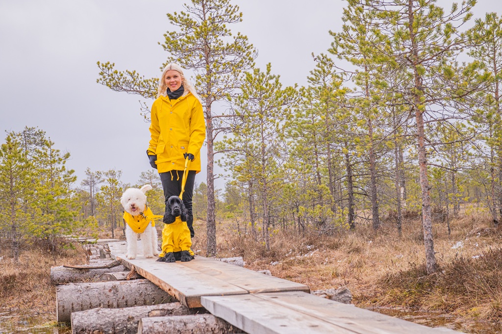 【Rukka Pets】プロテクト オーバーオール レインコート サイズ: 25