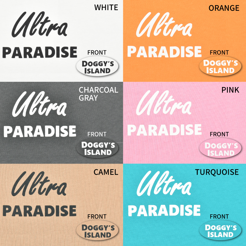 【FIRST】メッセージTシャツ　ULTRAPARADISE 色: WHITE, サイズ: S