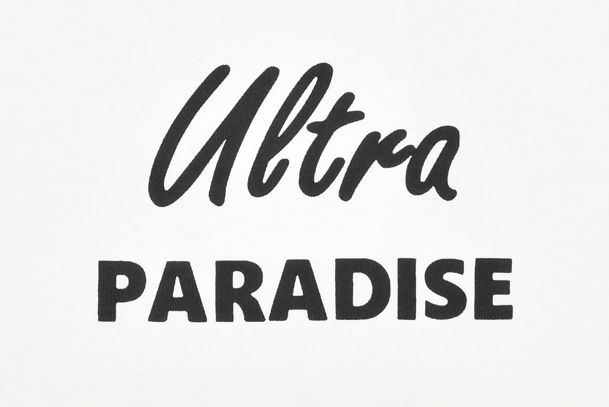 【FIRST】メッセージTシャツ　ULTRAPARADISE 色: WHITE, サイズ: S