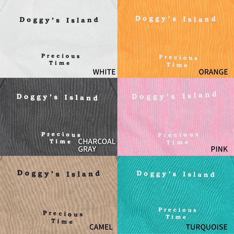 【FIRST】メッセージTシャツ　PRECIOUSTIME　DOG 色: WHITE, サイズ: S