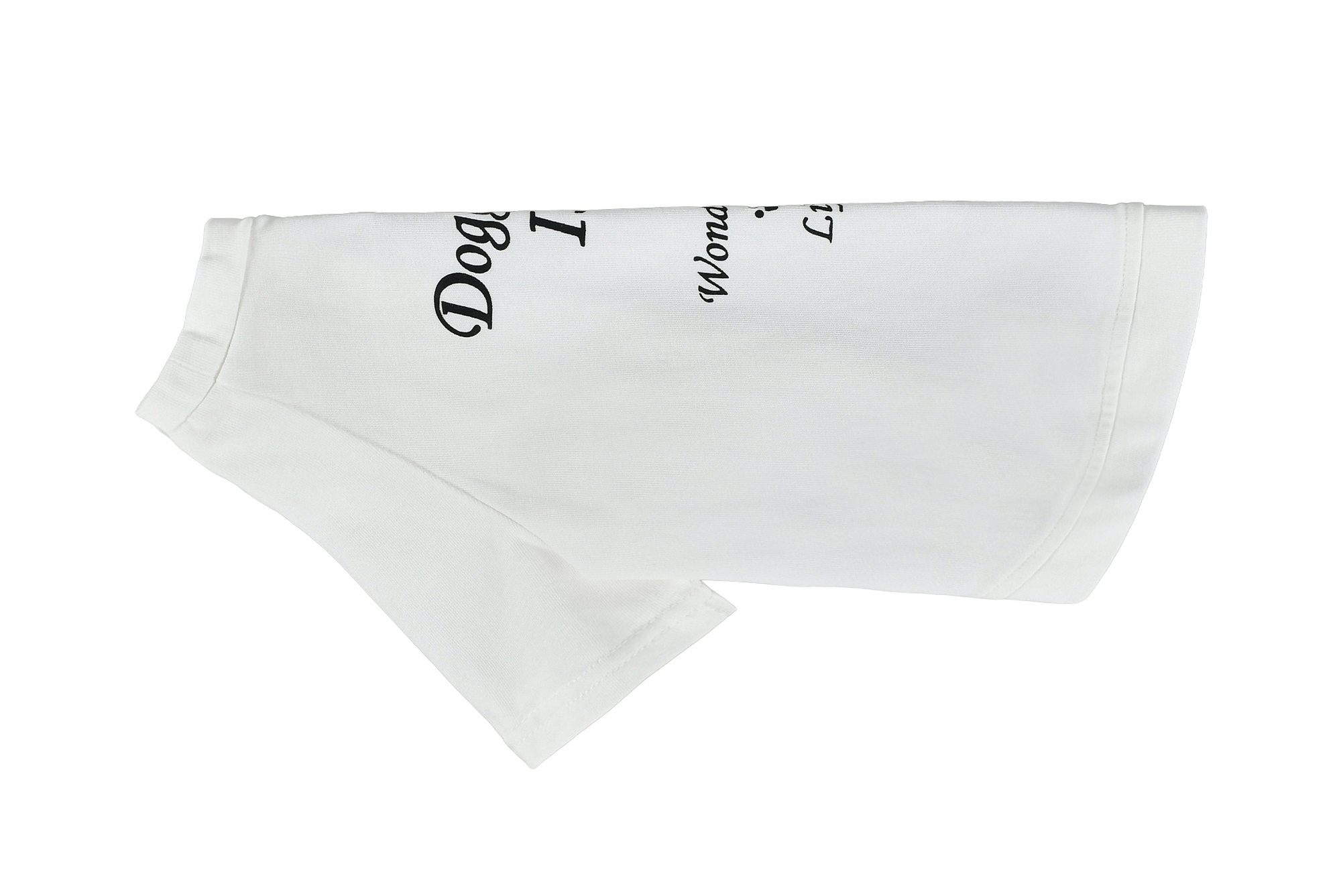 【FIRST】メッセージTシャツ　WONDERFULLIFE　DOG 色: WHITE, サイズ: S