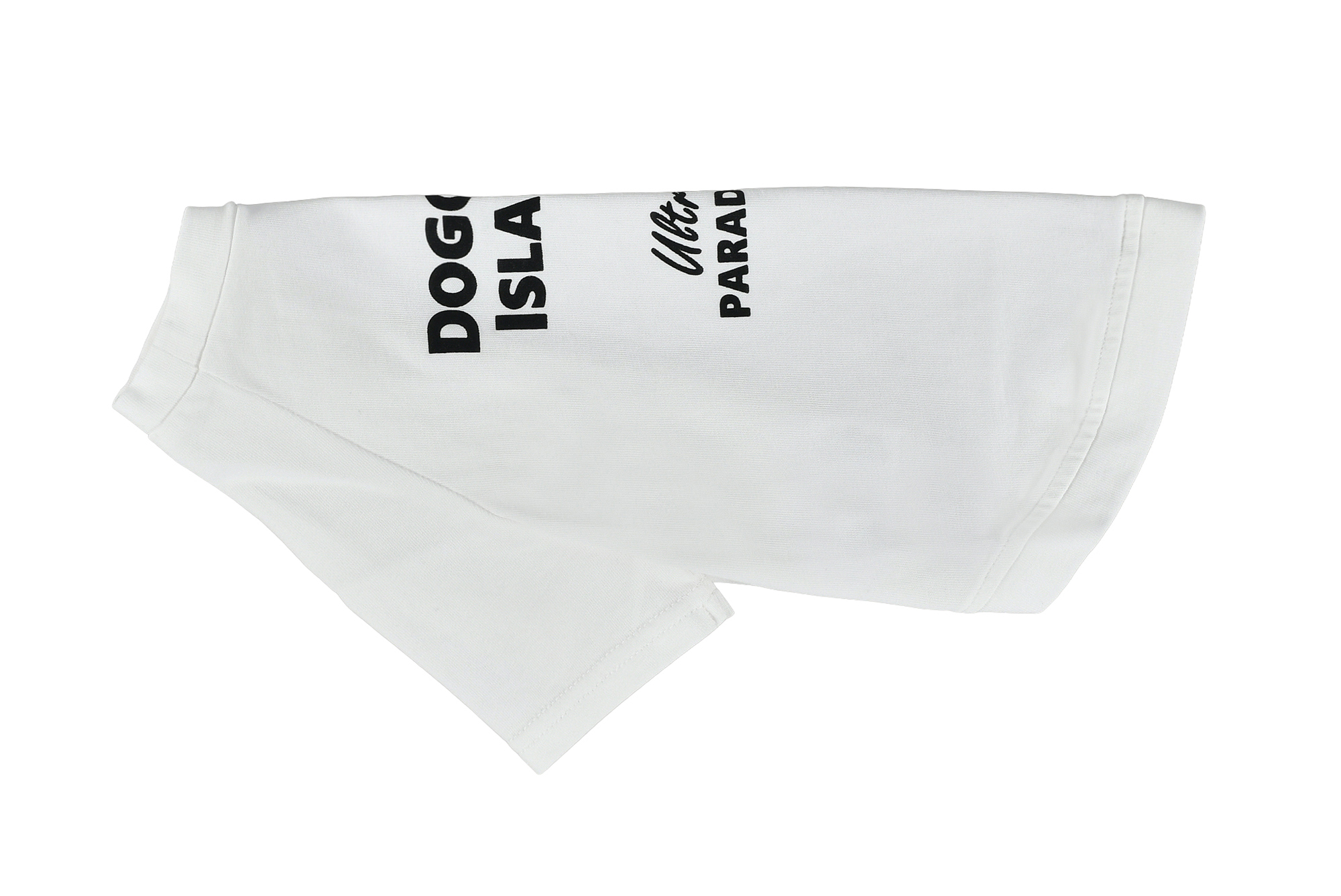 【FIRST】メッセージTシャツ　ULTRAPARADISE　DOG 色: WHITE, サイズ: S