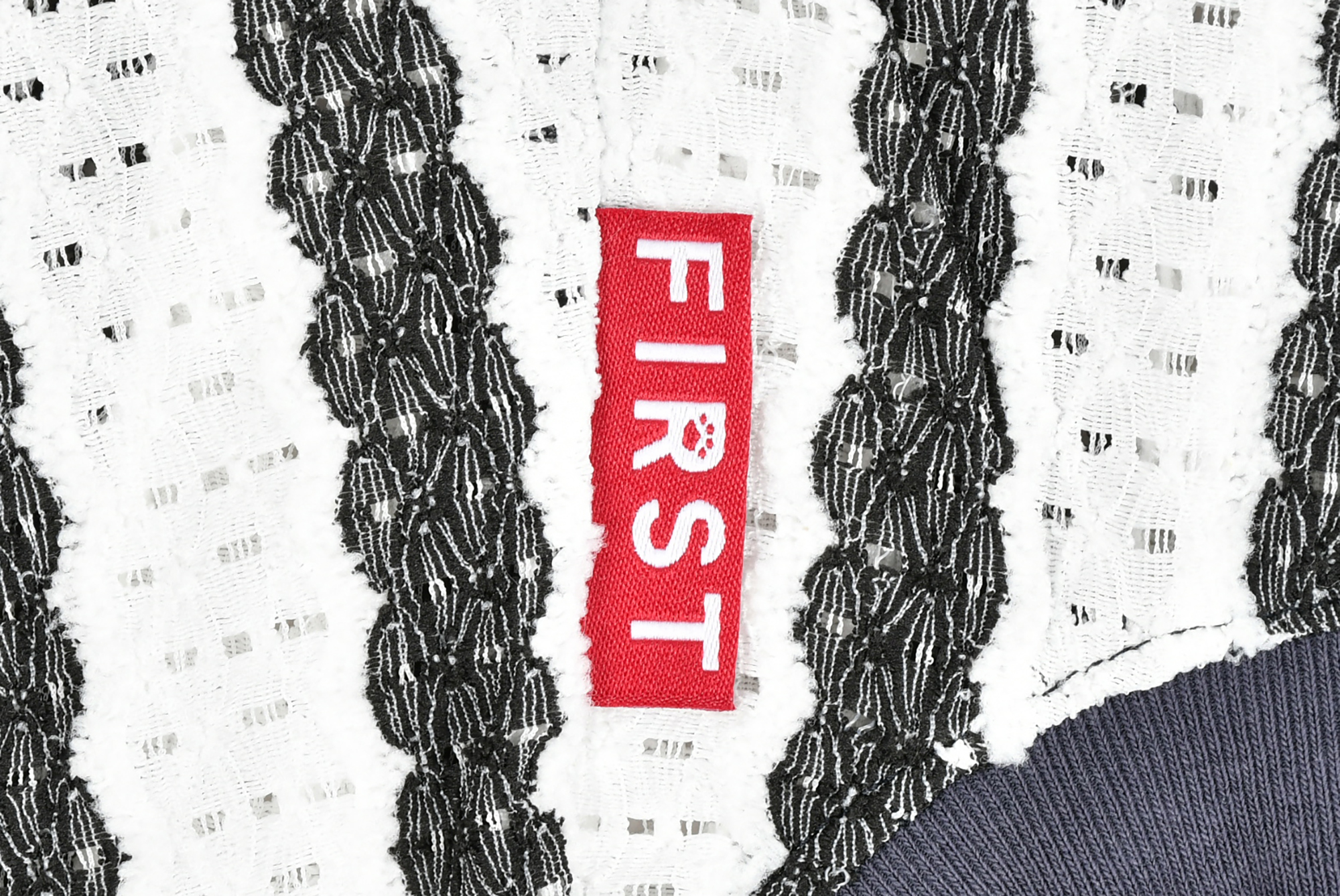 【FIRST】レーススキッパーシャツ 色: WHITE, サイズ: S