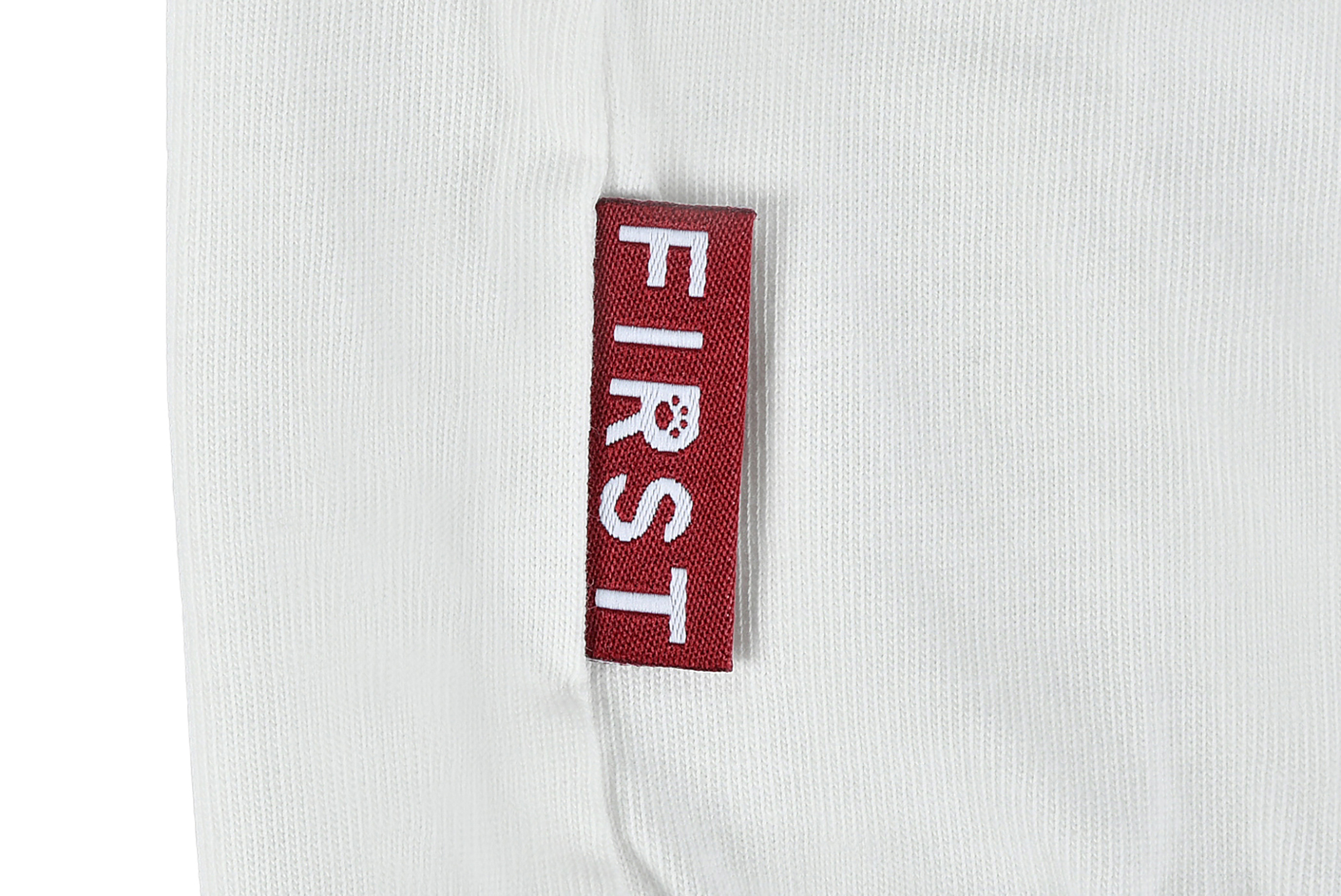 【FIRST】メッセージTシャツ　WONDERFULLIFE　DOG 色: WHITE, サイズ: S