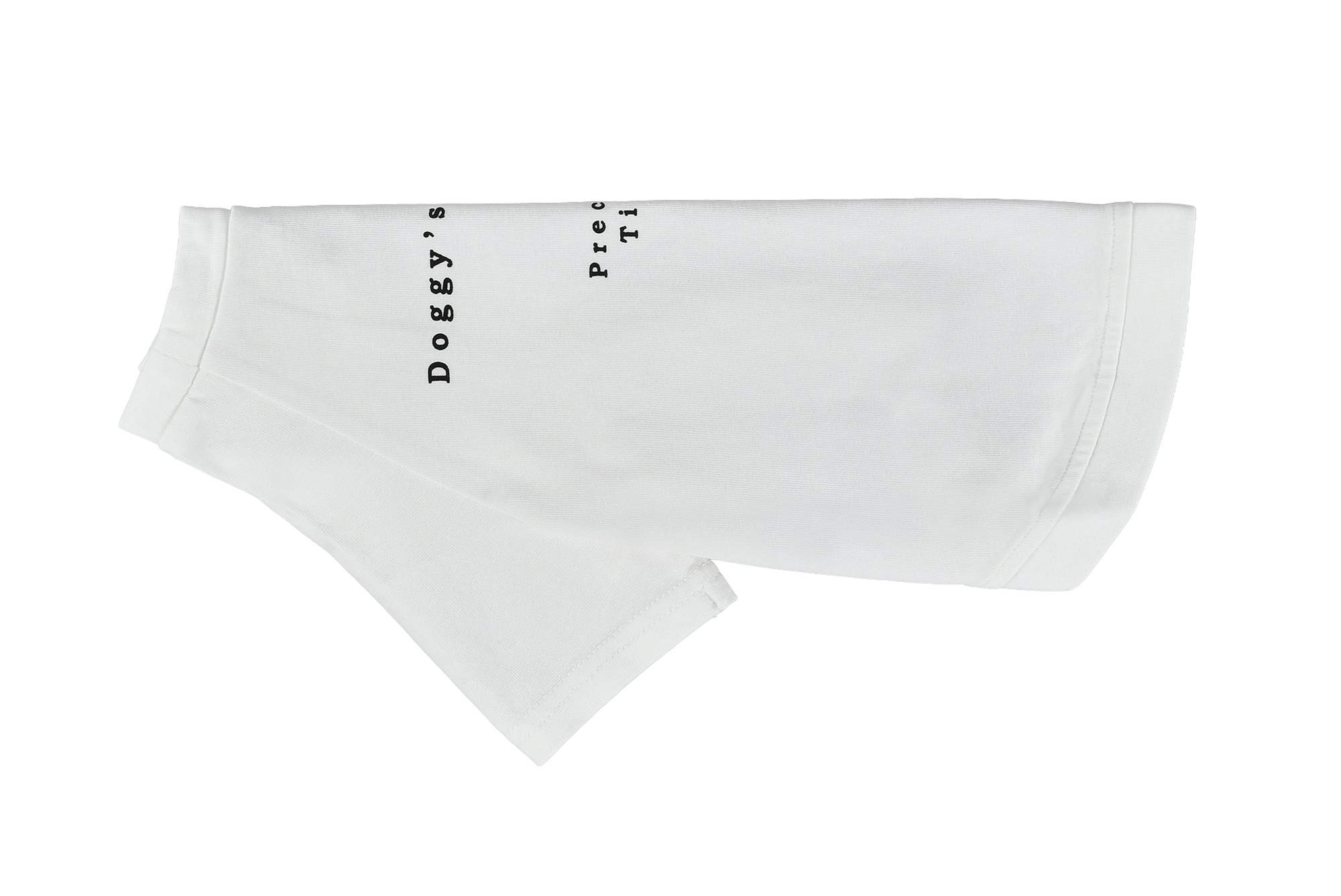 【FIRST】メッセージTシャツ　PRECIOUSTIME　DOG 色: WHITE, サイズ: S