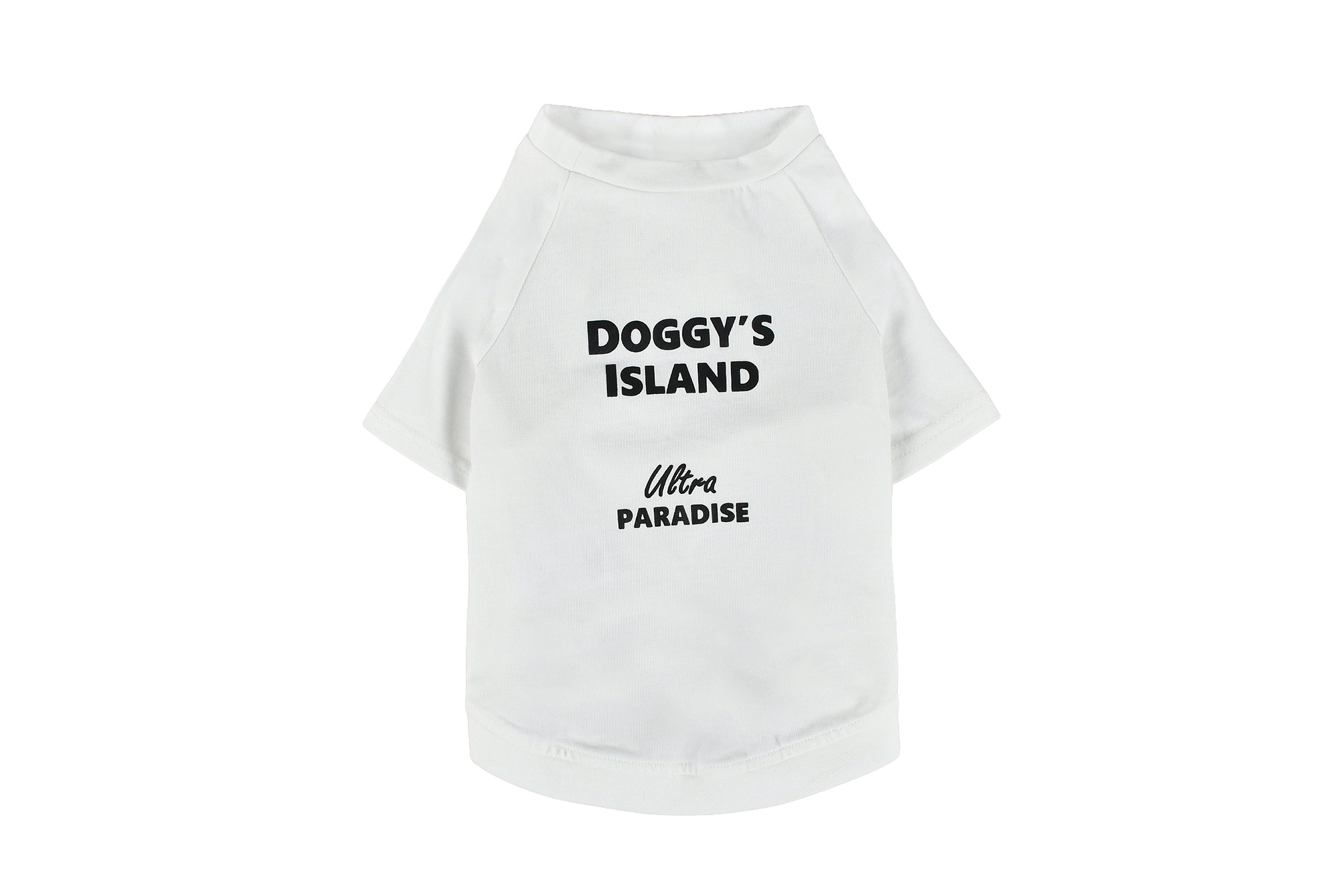 【FIRST】メッセージTシャツ　ULTRAPARADISE　DOG 色: WHITE, サイズ: S